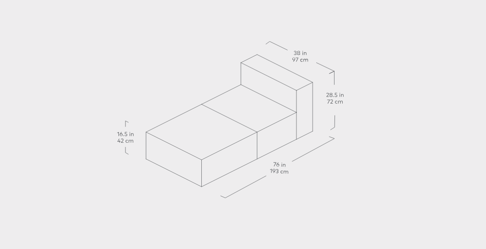 Mix Modular 2-PC Chaise Sofa Gus* Four Hands, Mid Century Modern Furniture, Old Bones Furniture Company, Old Bones Co, Modern Mid Century, Designer Furniture, https://www.oldbonesco.com/