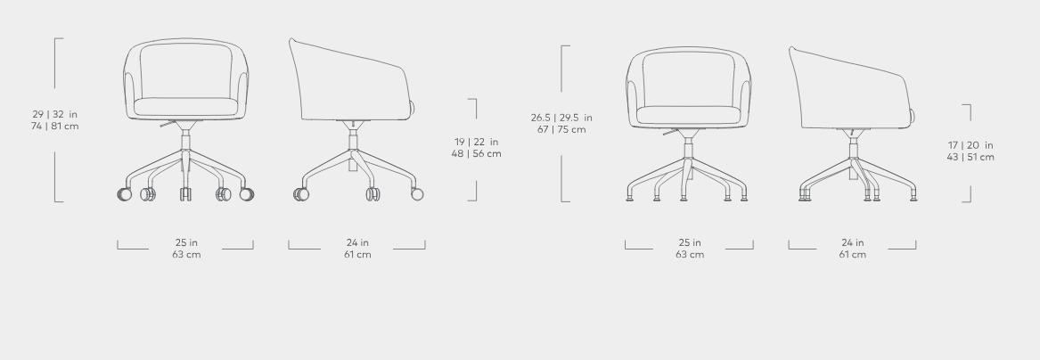 Radius Task Chair Chair Gus* Four Hands, Mid Century Modern Furniture, Old Bones Furniture Company, Old Bones Co, Modern Mid Century, Designer Furniture, https://www.oldbonesco.com/
