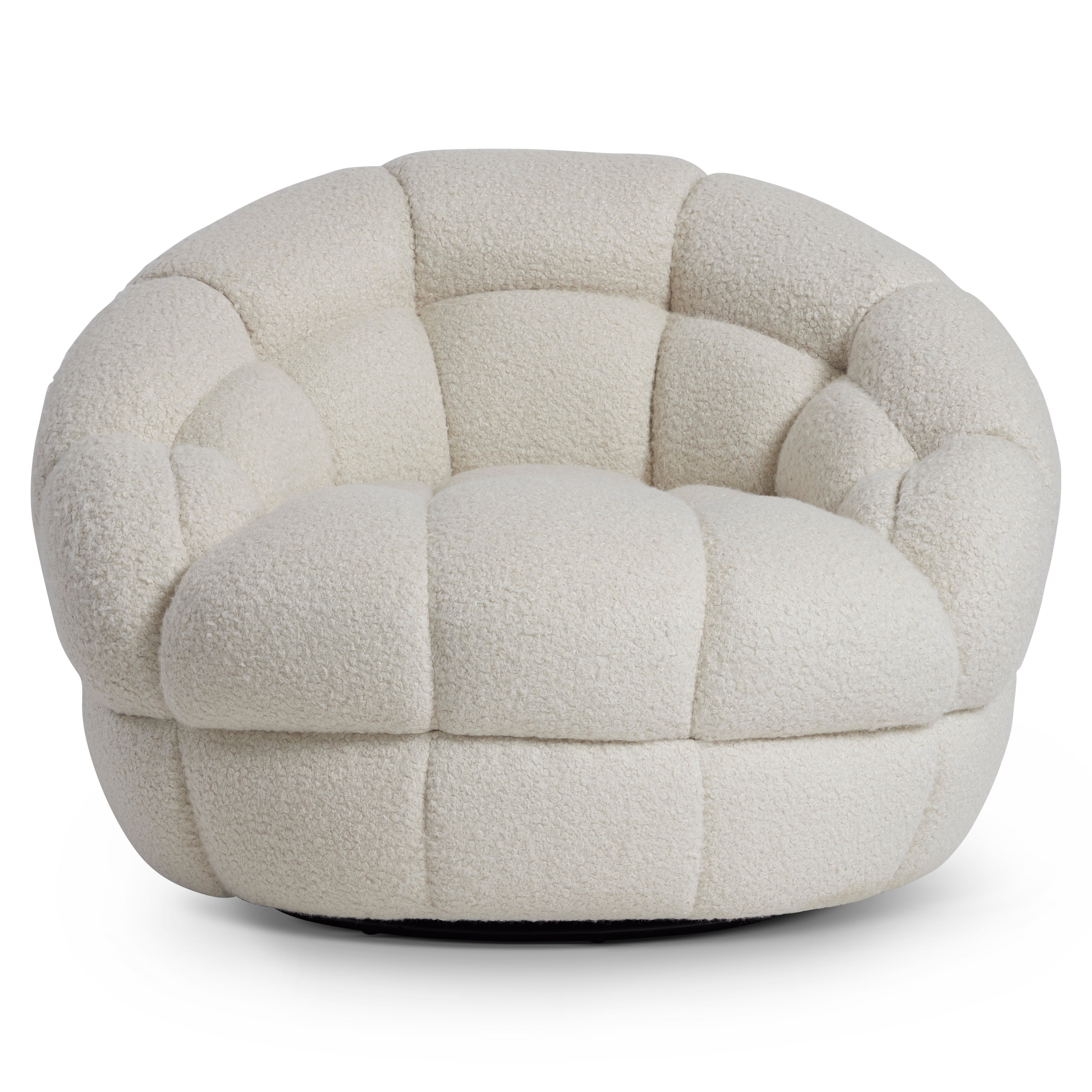 Coco Fabric Swivel Chair by Bernhardt