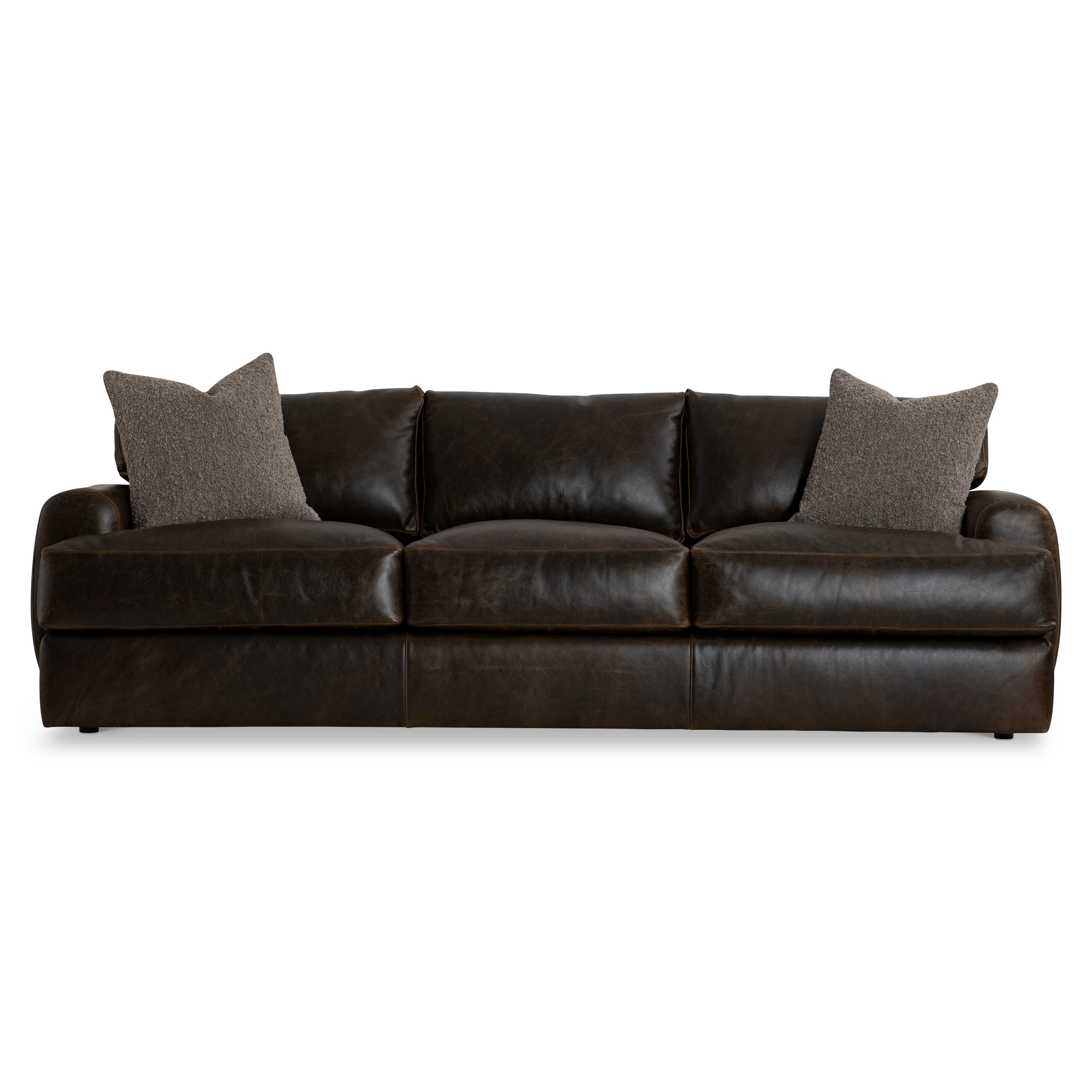 Cameron Leather Sofa by Bernhardt