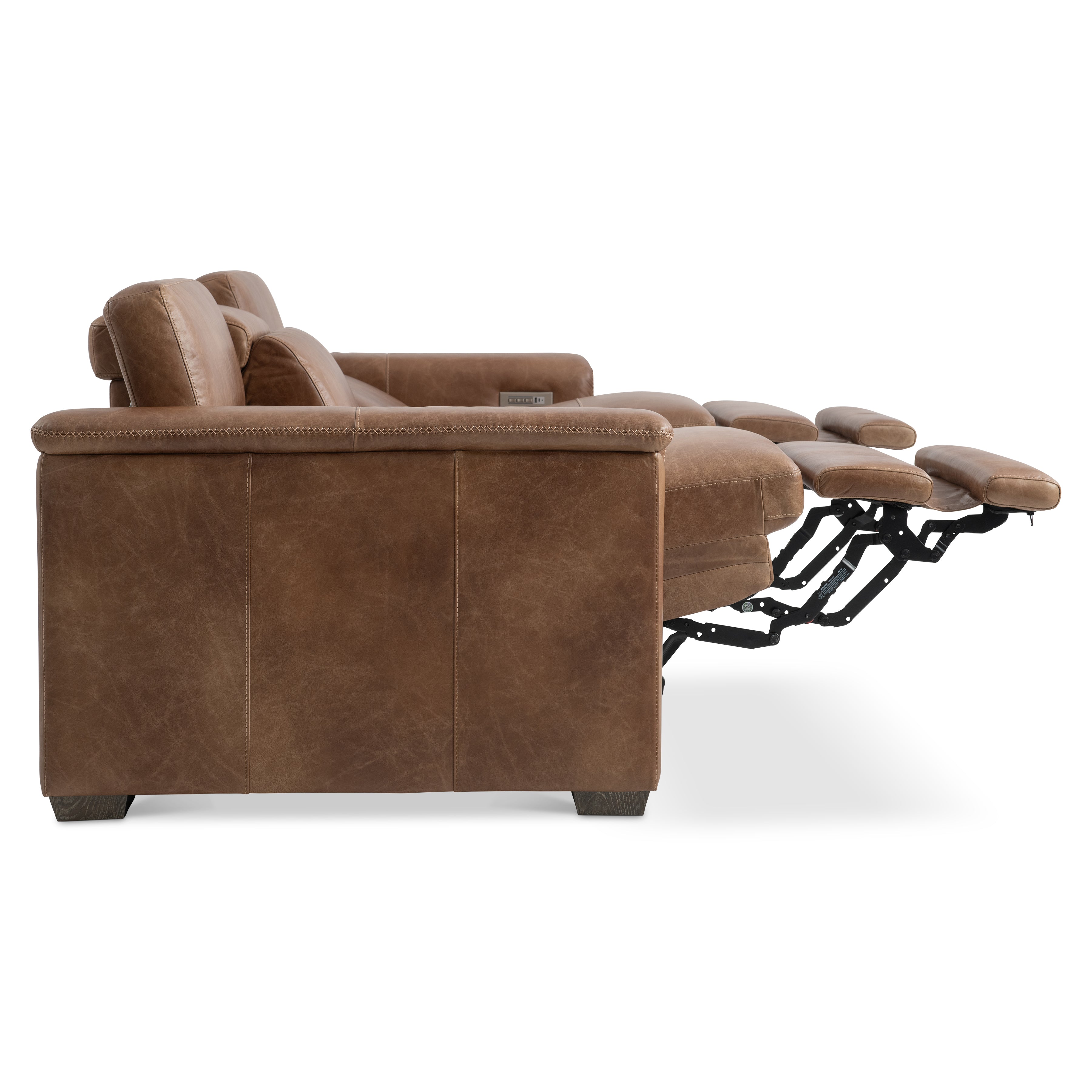 Lioni Leather Power Motion Sofa by Bernhardt