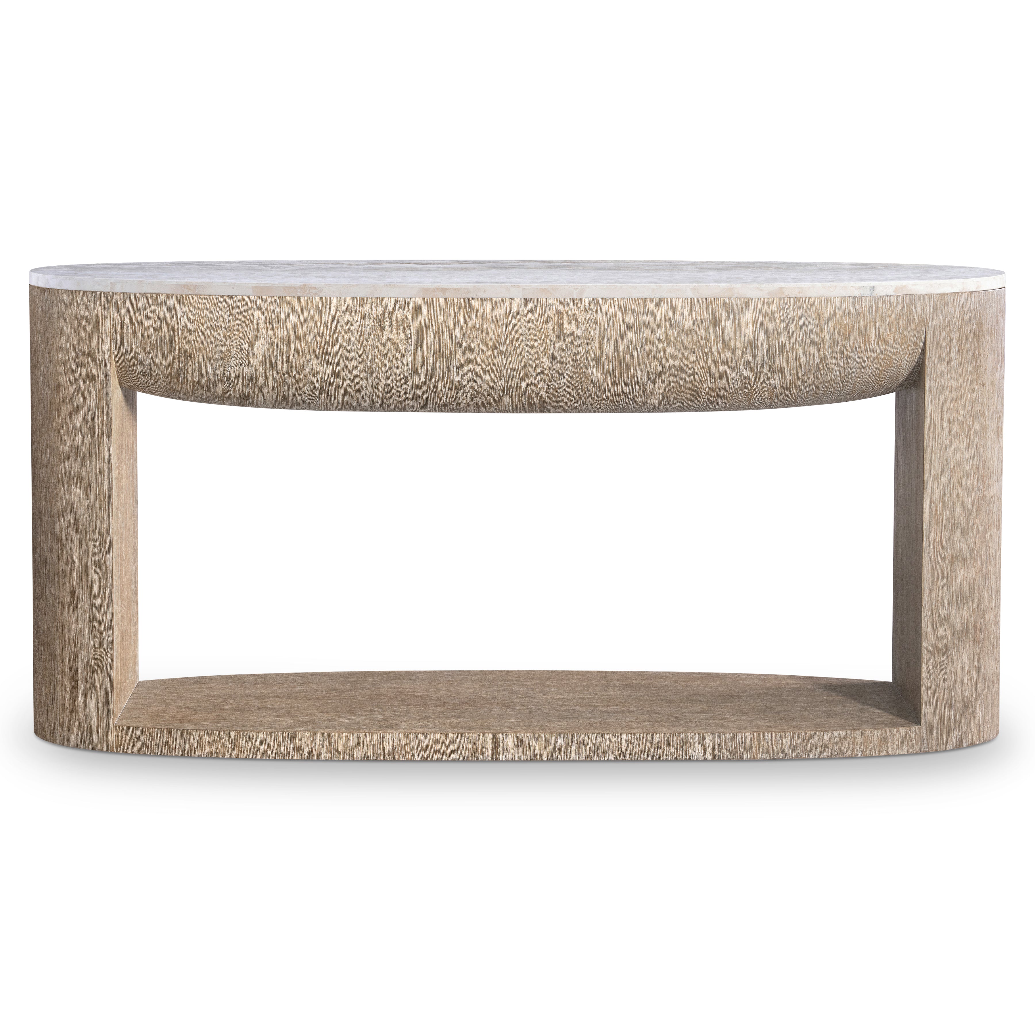 Loggia Oval Console Table by Bernhardt