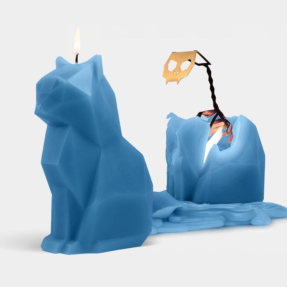 PyroPet Kisa Cat Candle - Blue by 54Celsius