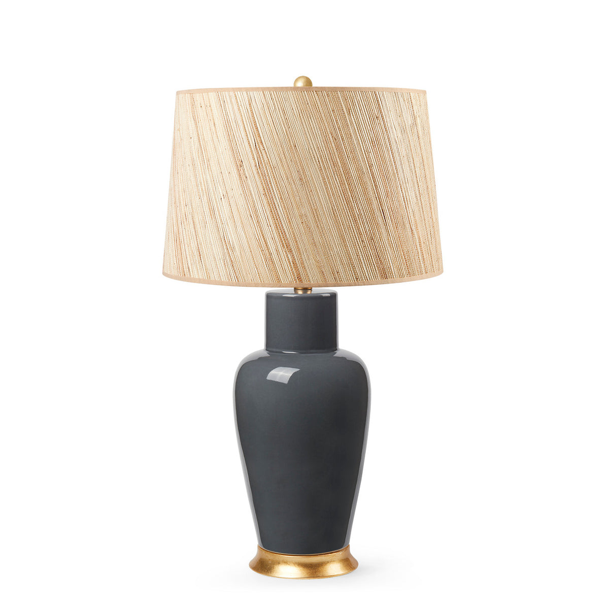 Kylie Lamp with Shade 17-inch Papyrus with Gold