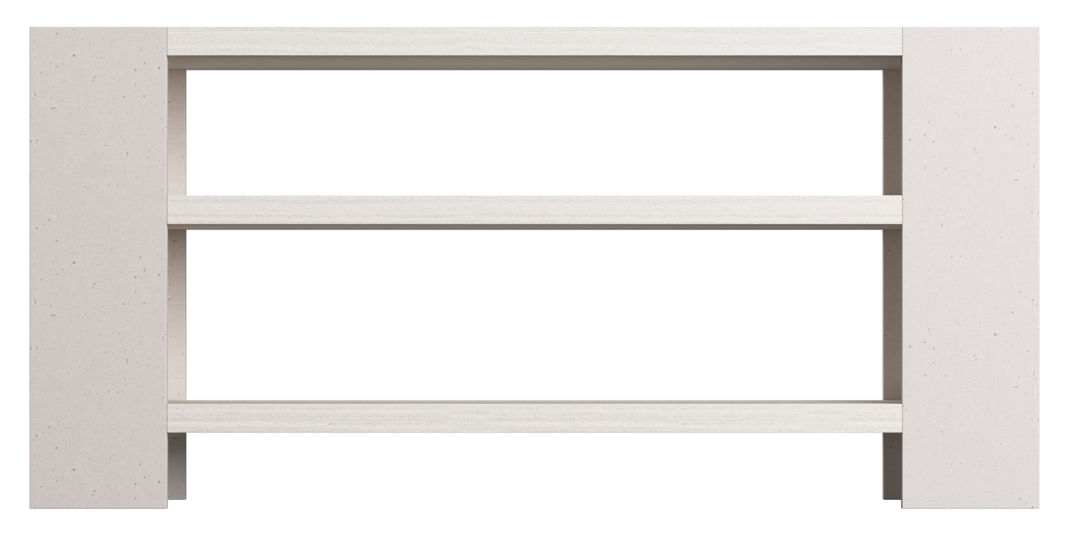 Stratum Console Table with Shelves by Bernhardt