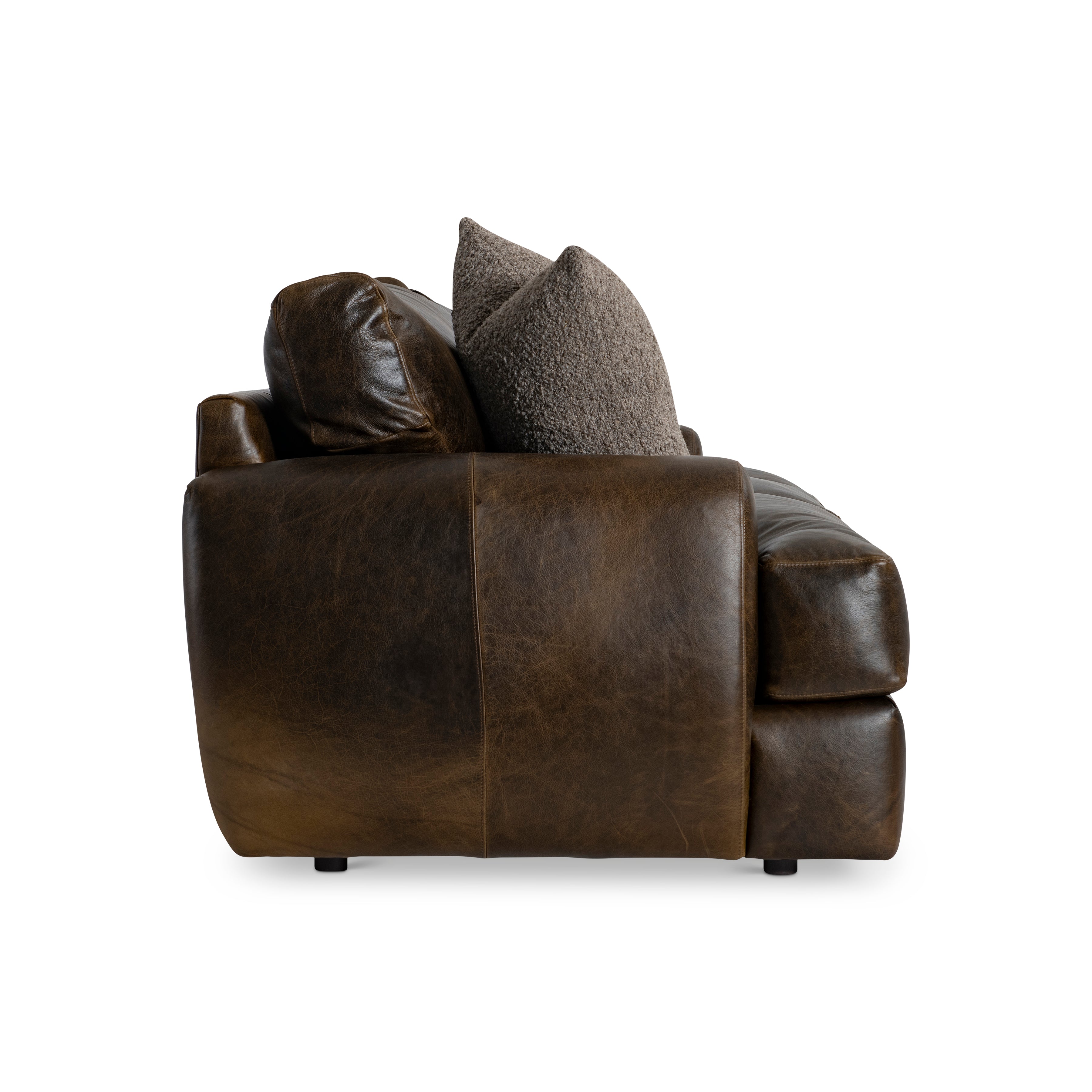 Cameron Leather Sofa by Bernhardt