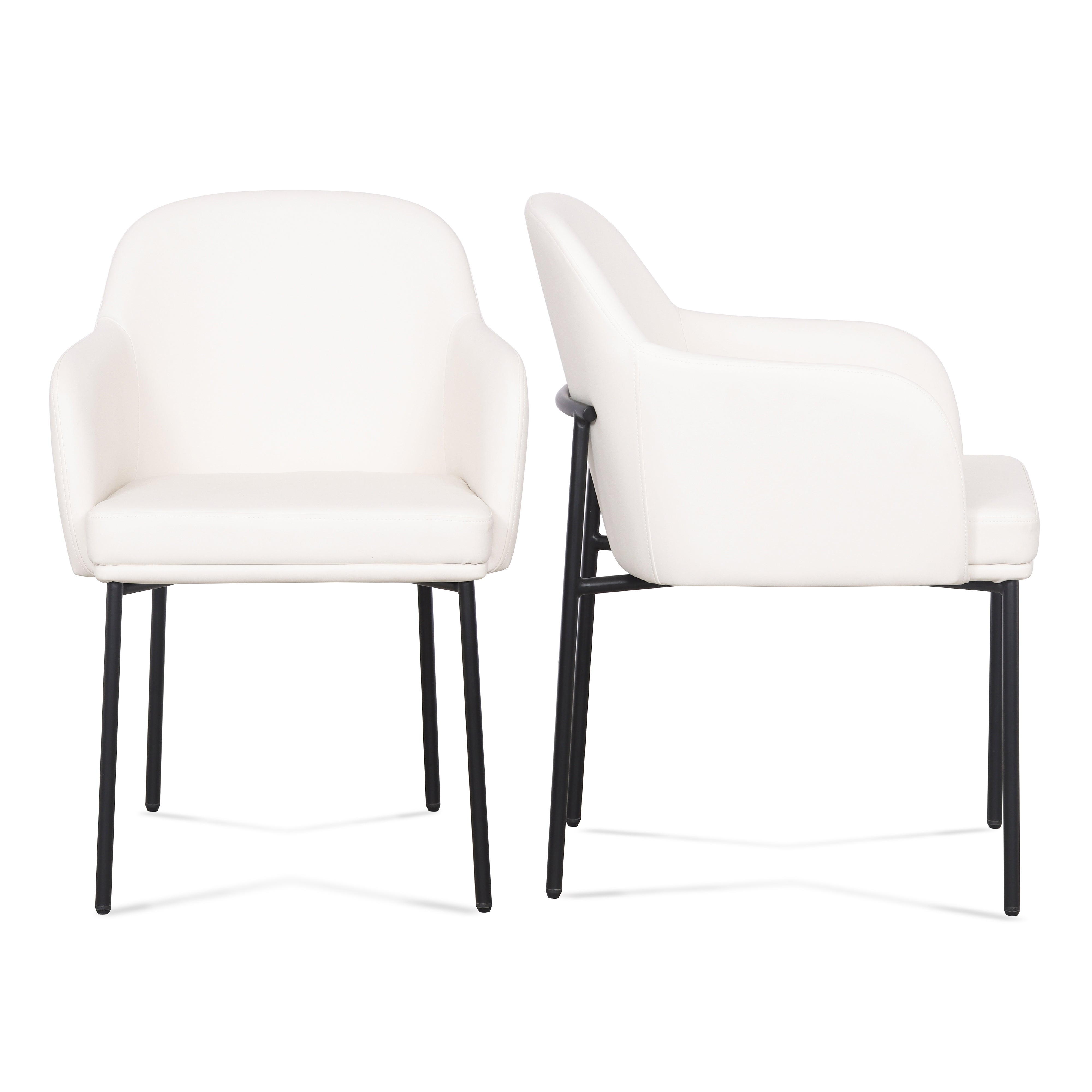 Sydney Performance Vegan Leather Armchair - Set of 2