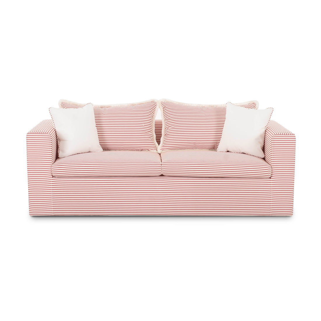 Salty 84.5" Striped Contract-Grade Indoor/Outdoor Sofa