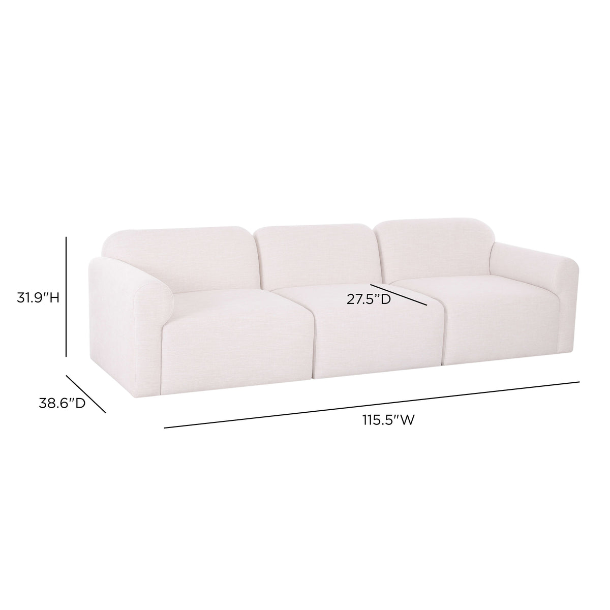 Gorge 116" Modular Sofa