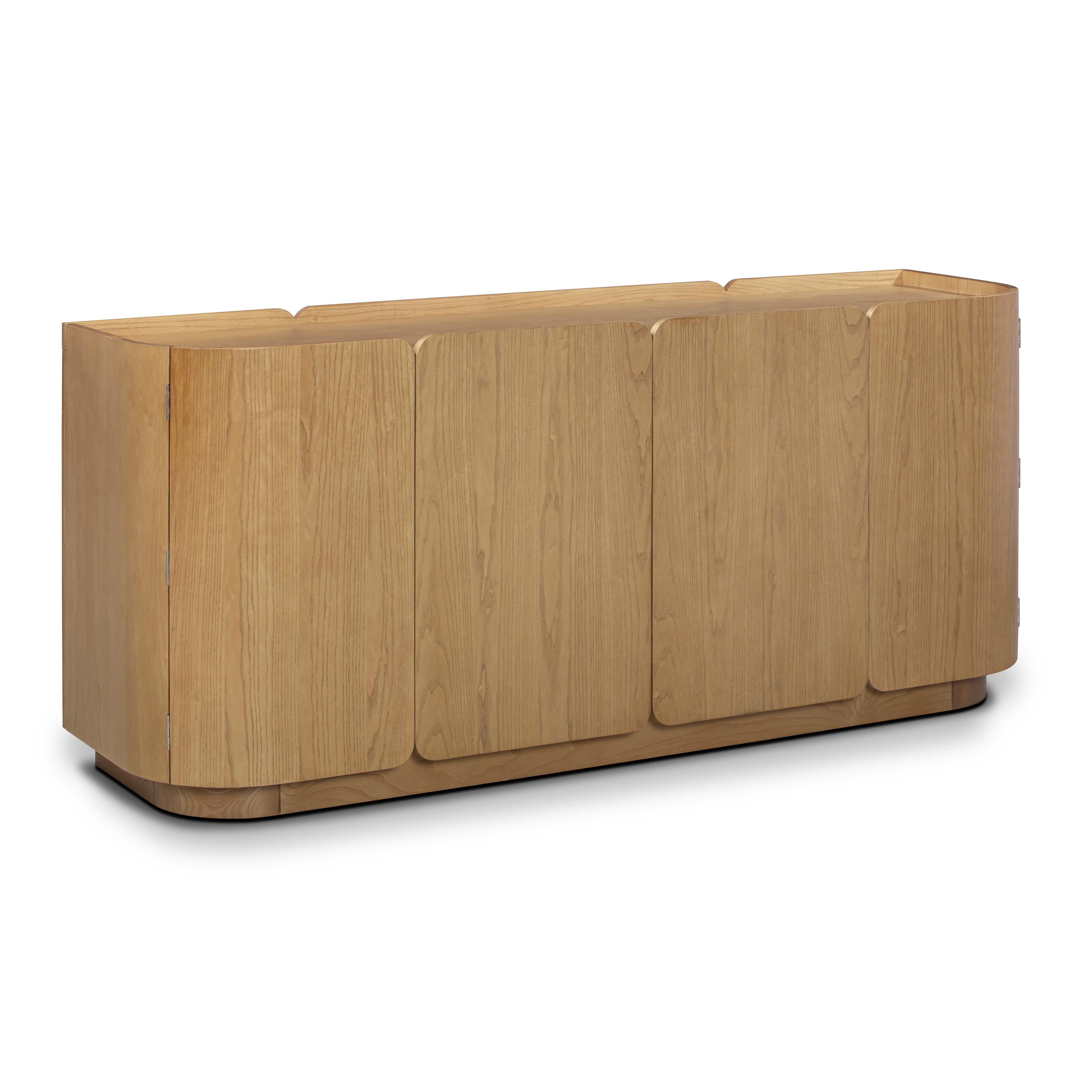 Moora Natural Ash 4-Door Sideboard