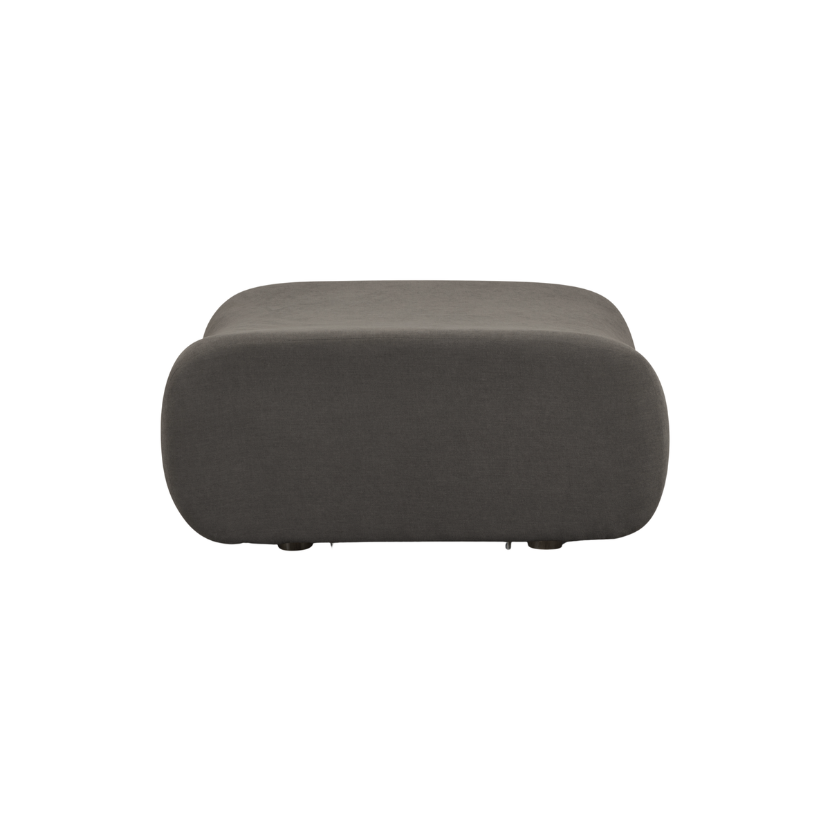 Zenith Contract-Grade Upcycled Fabric Ottoman