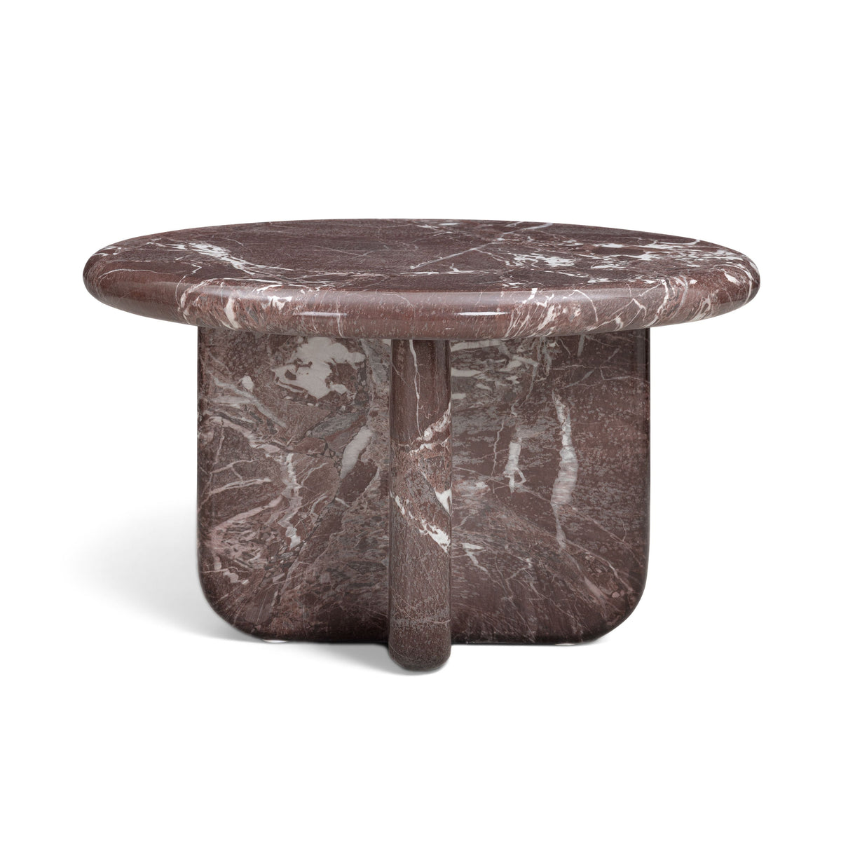 Juju 2-Piece Faux Marble Nesting Coffee Table Set