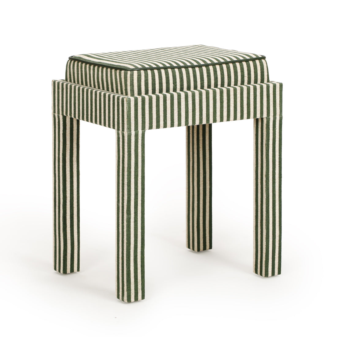 Kora Cotton Jute Contract-Grade Accent Stool