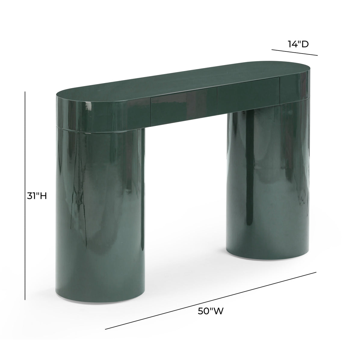 Mira High Gloss Console Table
