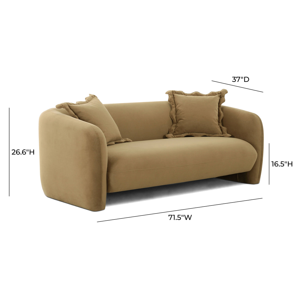 Lou 71.5" Loveseat
