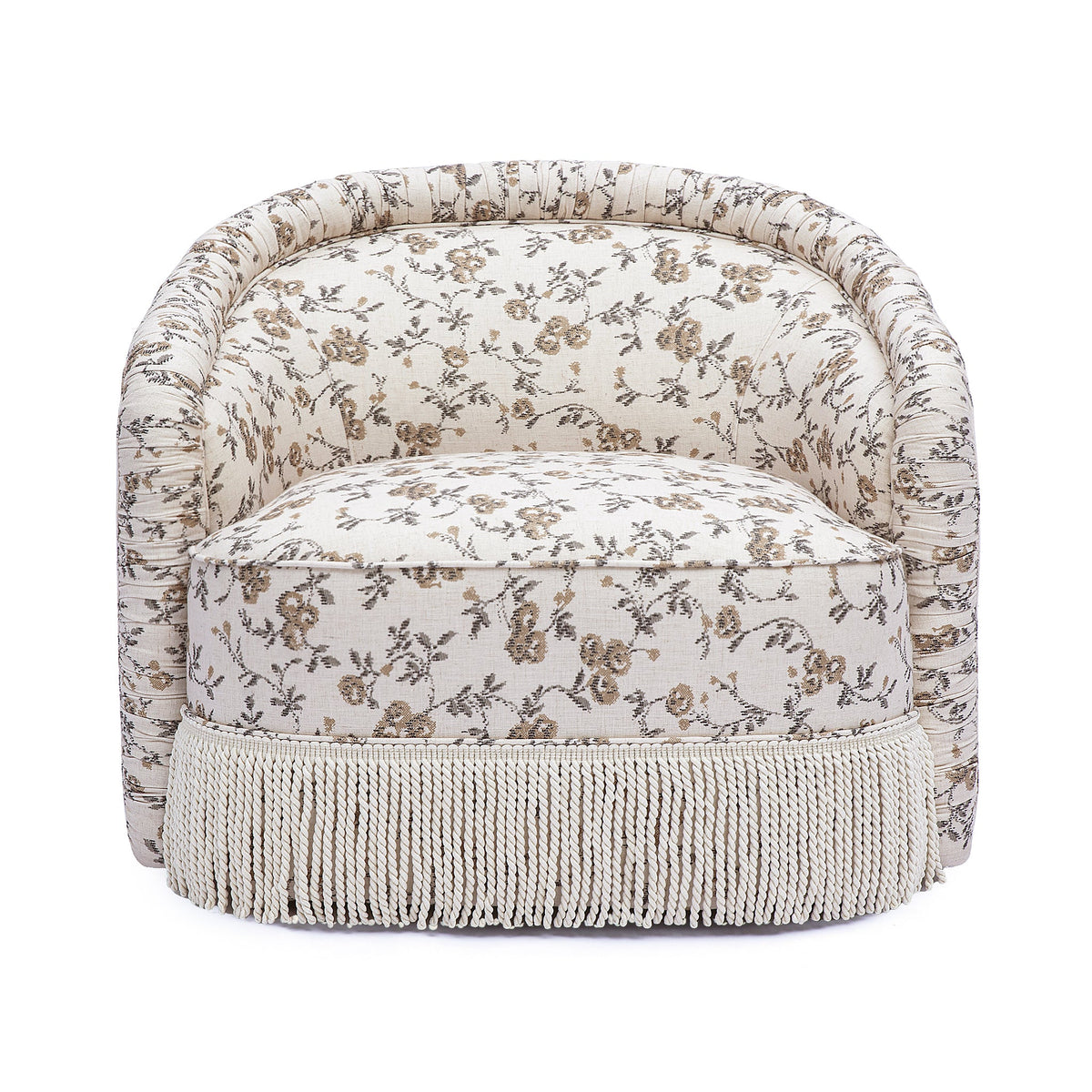 Pamela Tasseled Lounge Accent Chair