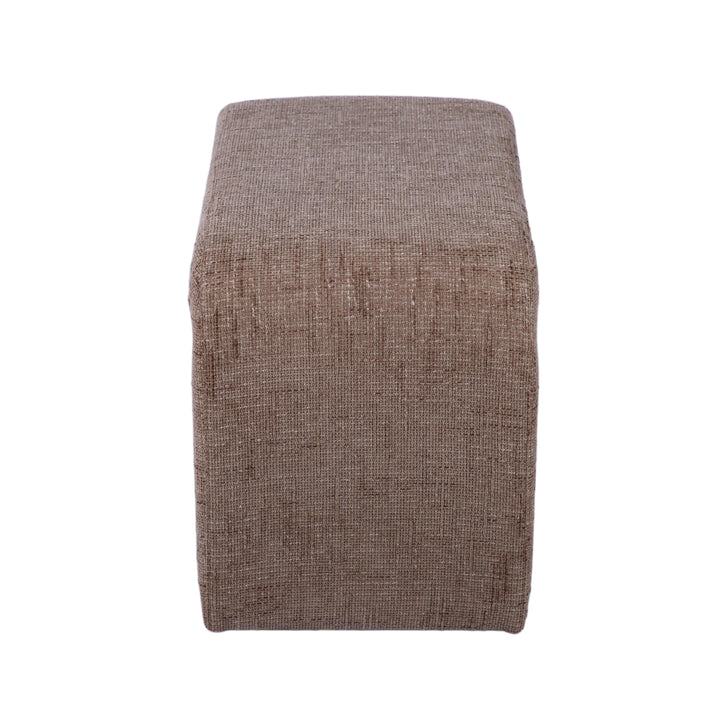Alvie Railroad Chenille Storage Side Table