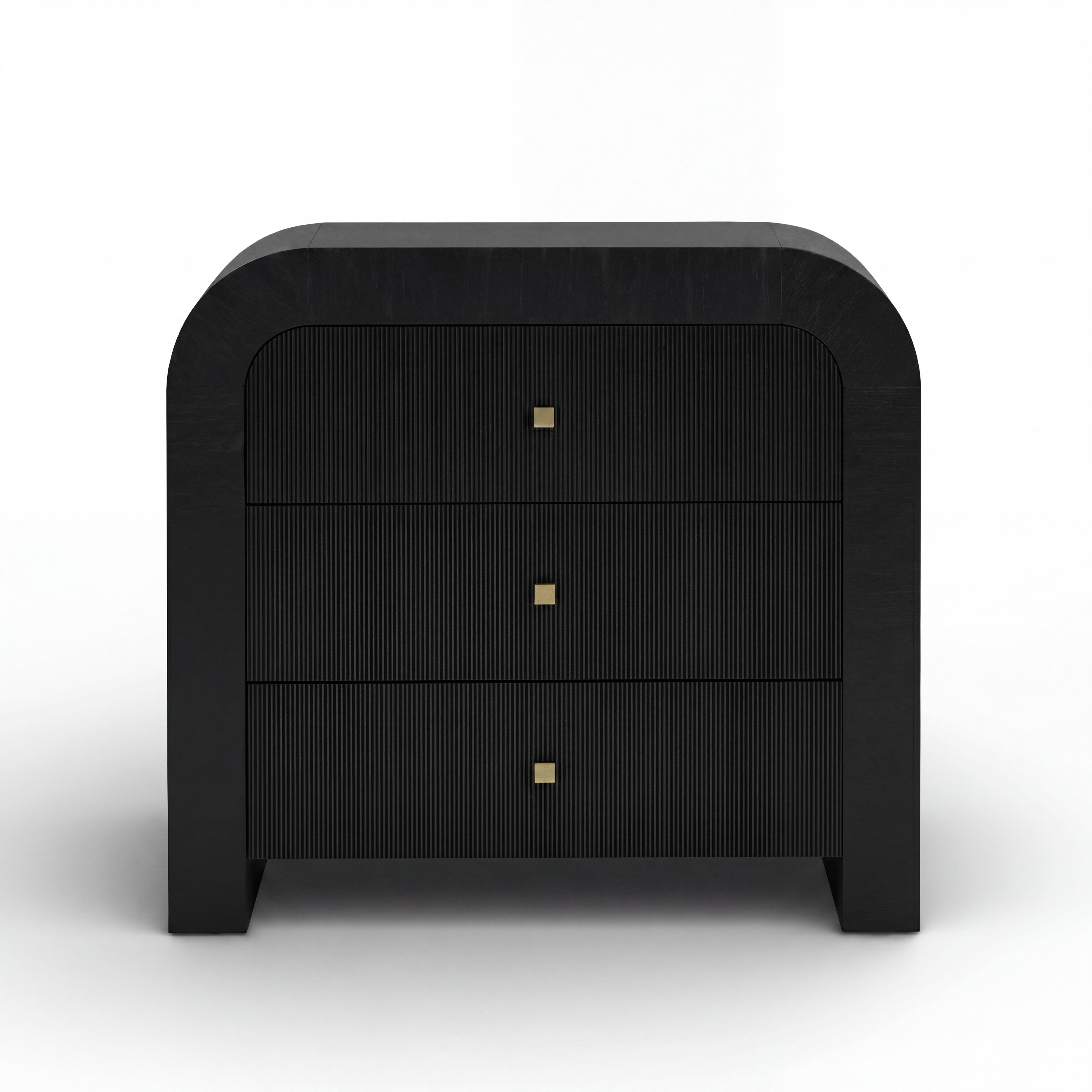 Hump 38" Arched 3-Drawer Bedside Chest
