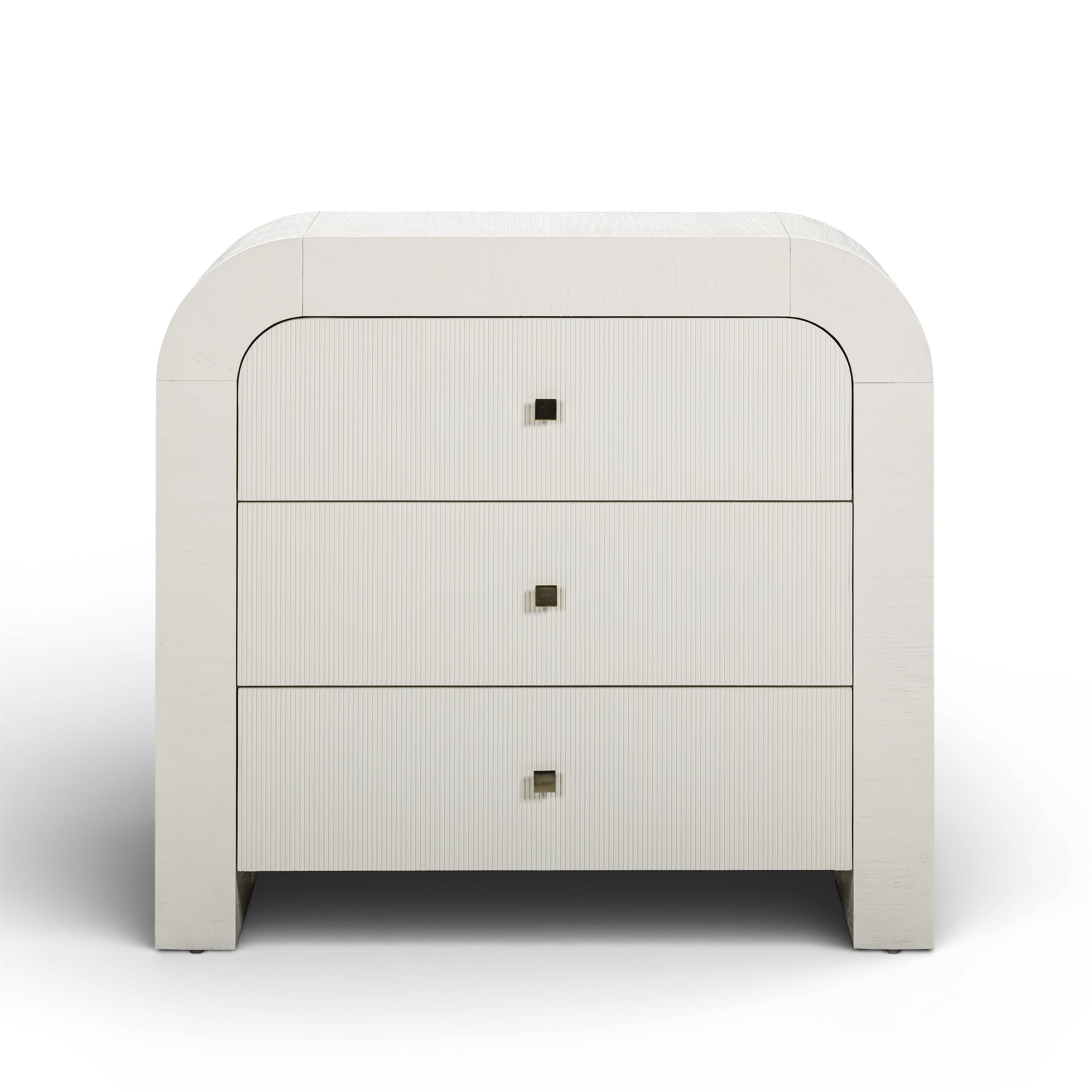 Hump 38" Arched 3-Drawer Bedside Chest