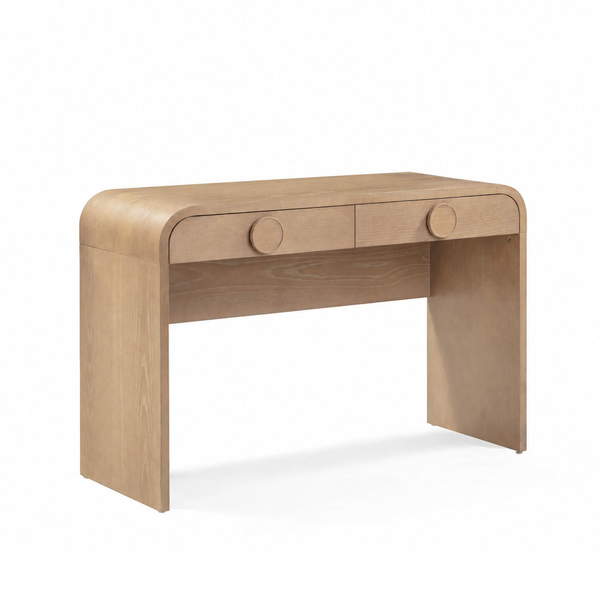 Moonrise 48" Natural Ash 2-Drawer Desk