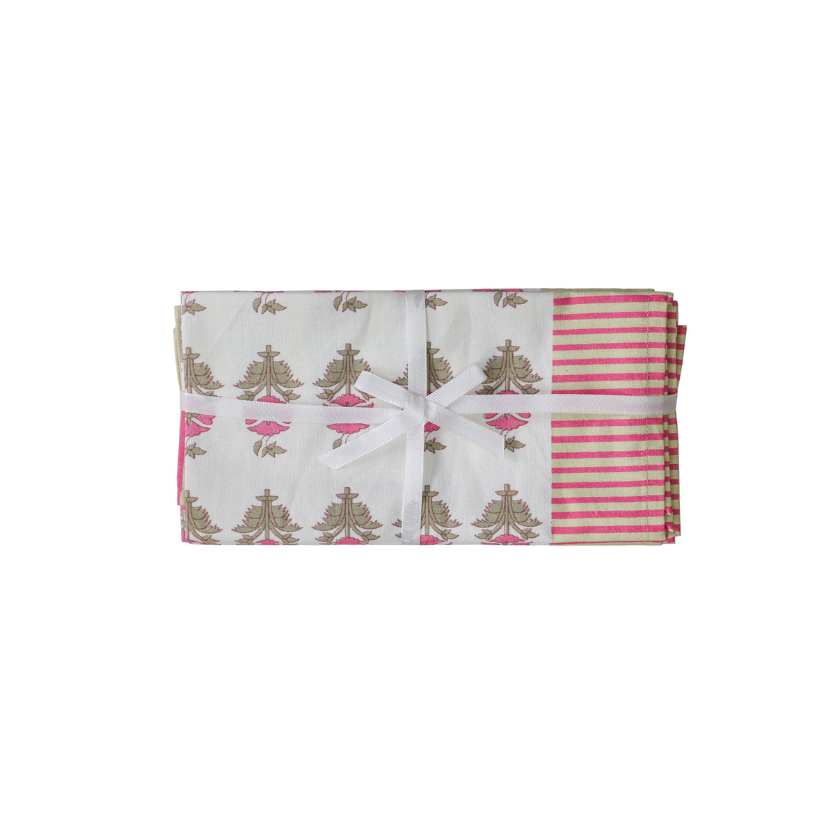 Crissy Cotton Canvas Printed Napkins - Set of 4