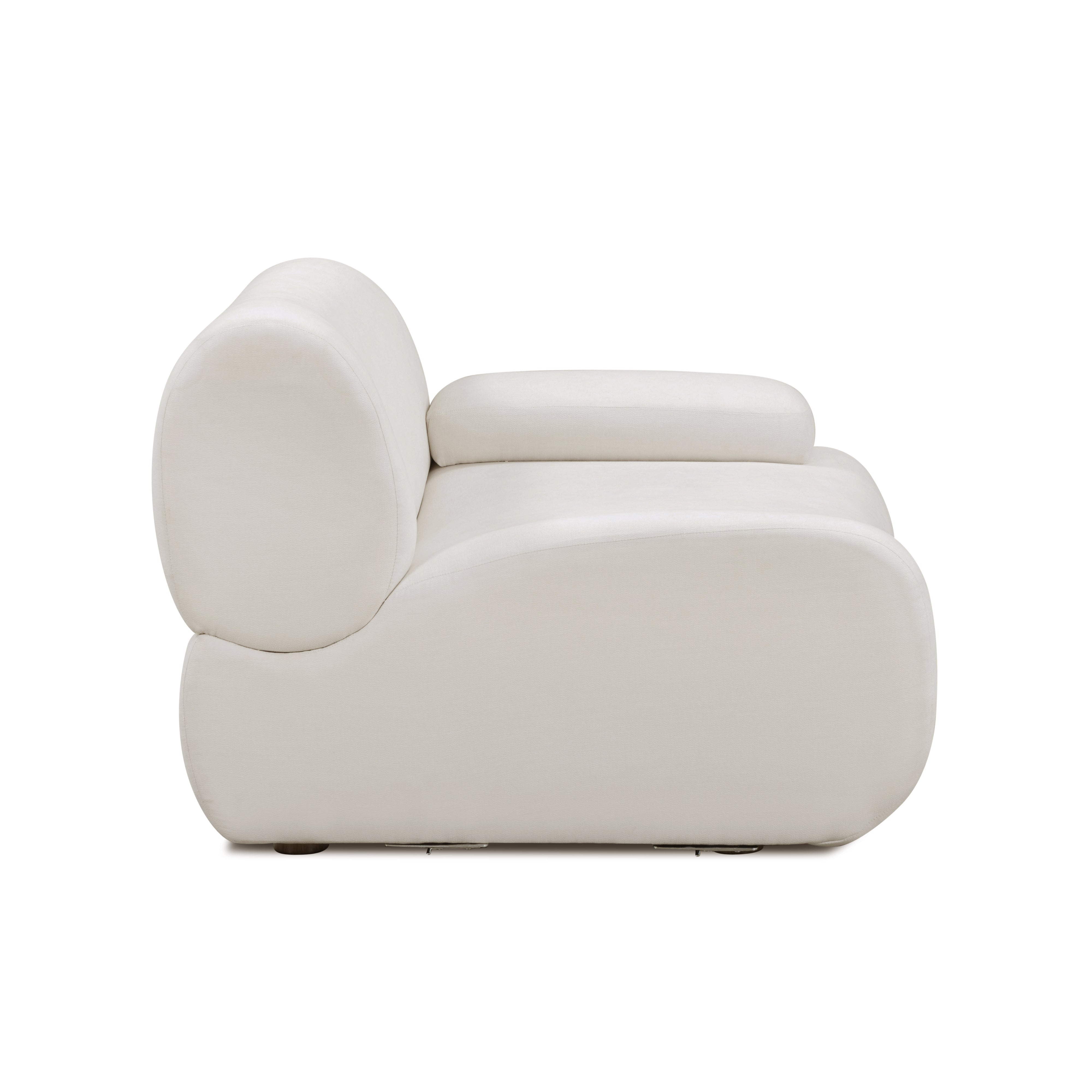 Zenith Contract-Grade Upcycled Fabric Corner Chair