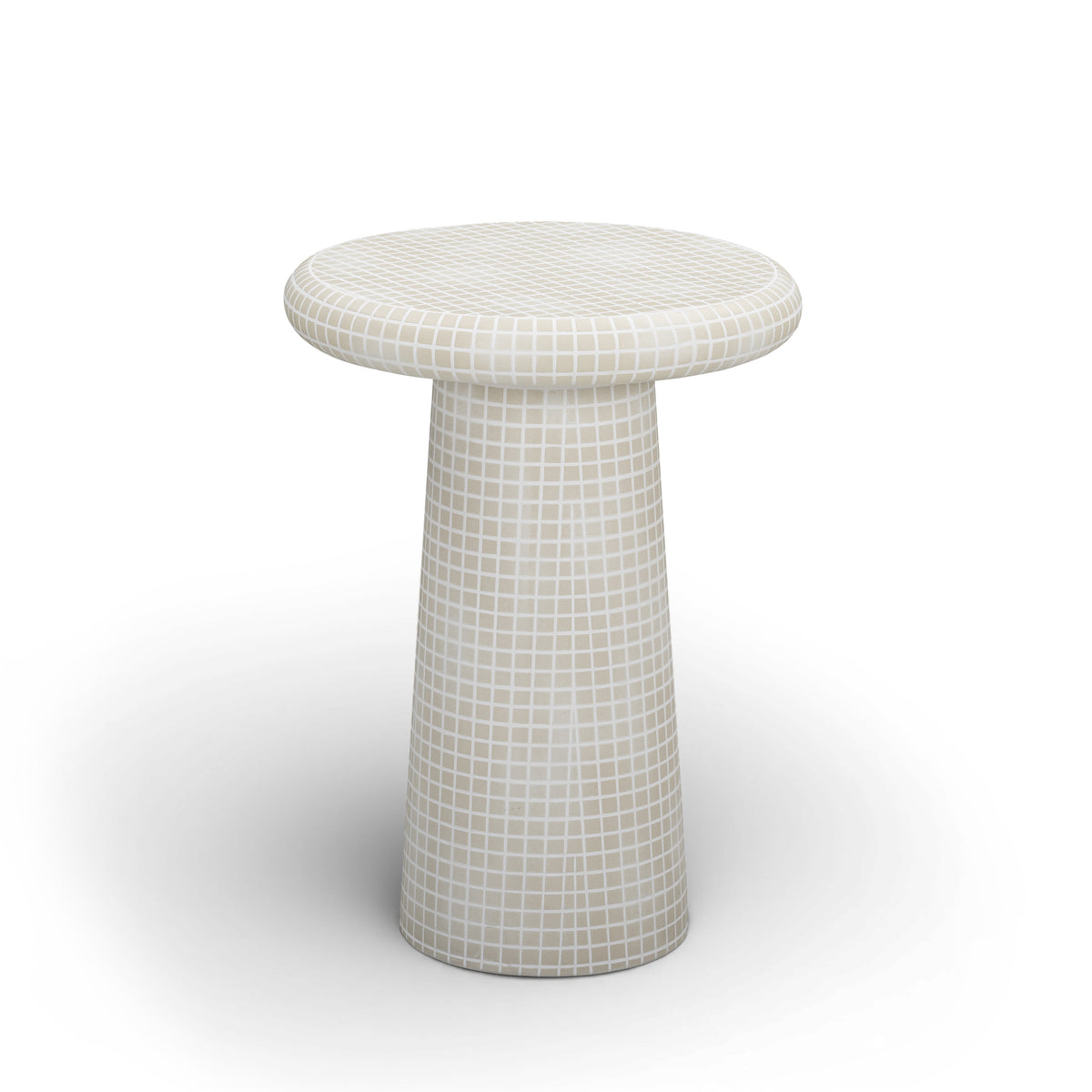 Monica Tiled Pattern Indoor/Outdoor Side Table