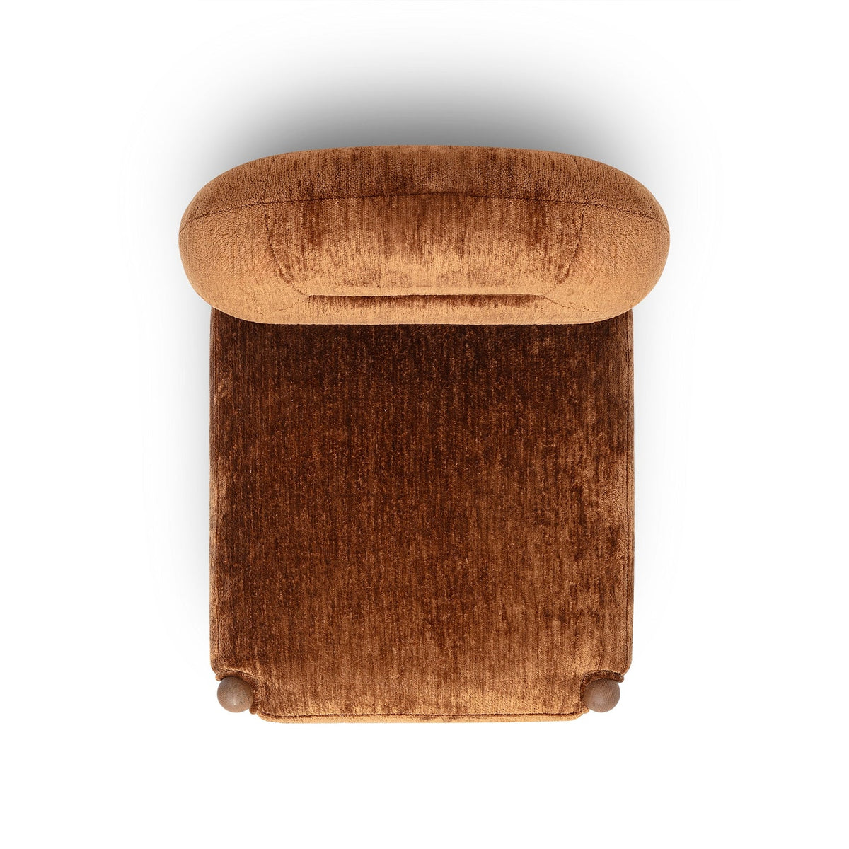 Bruno Thick Performance Chenille Arched Back Dining Chair