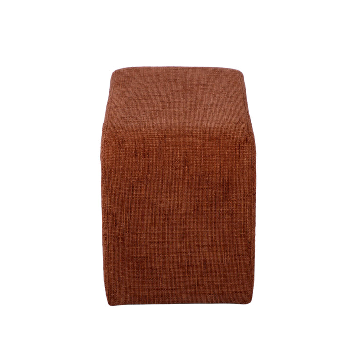Alvie Railroad Chenille Storage Side Table