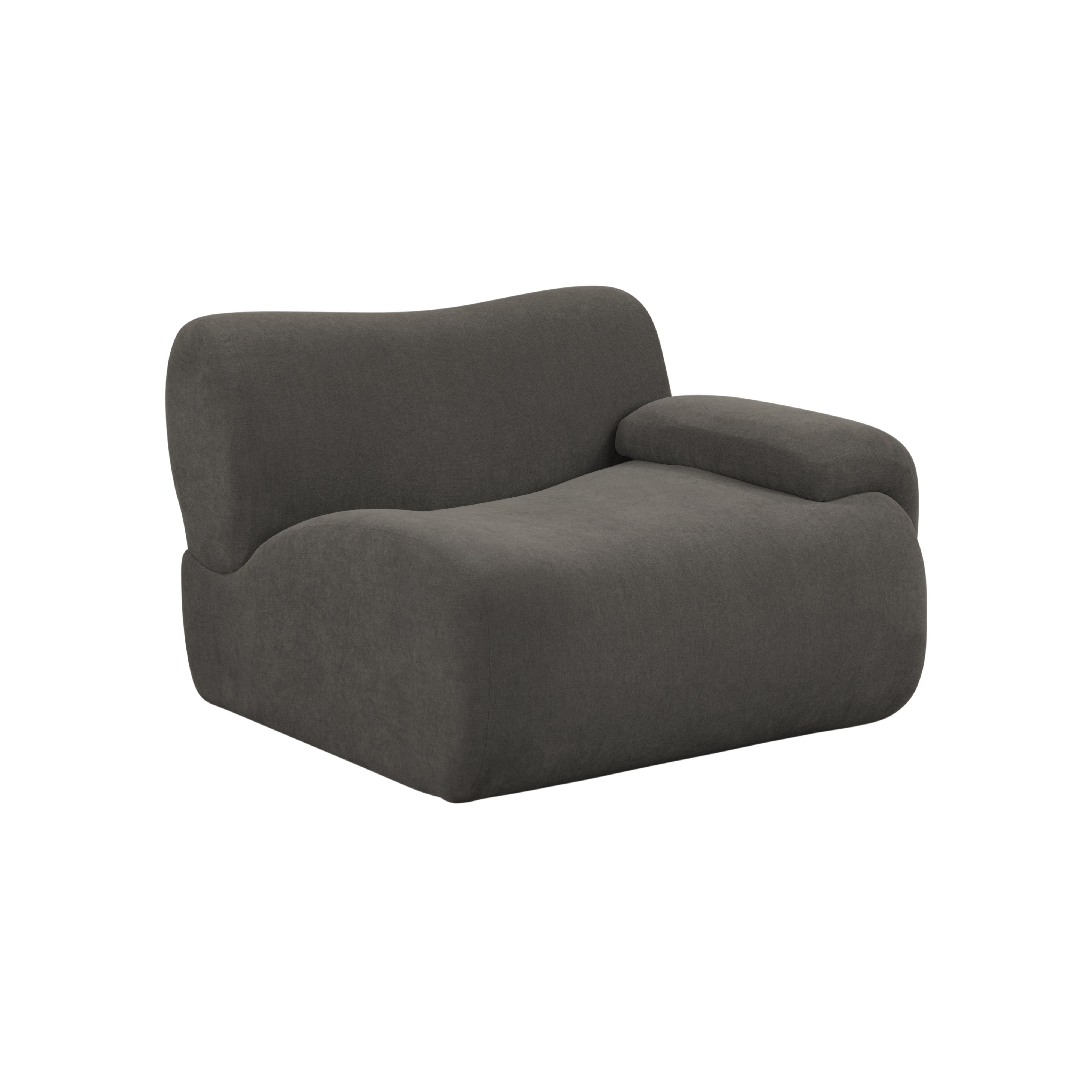 Zenith Contract-Grade Upcycled Fabric Corner Chair