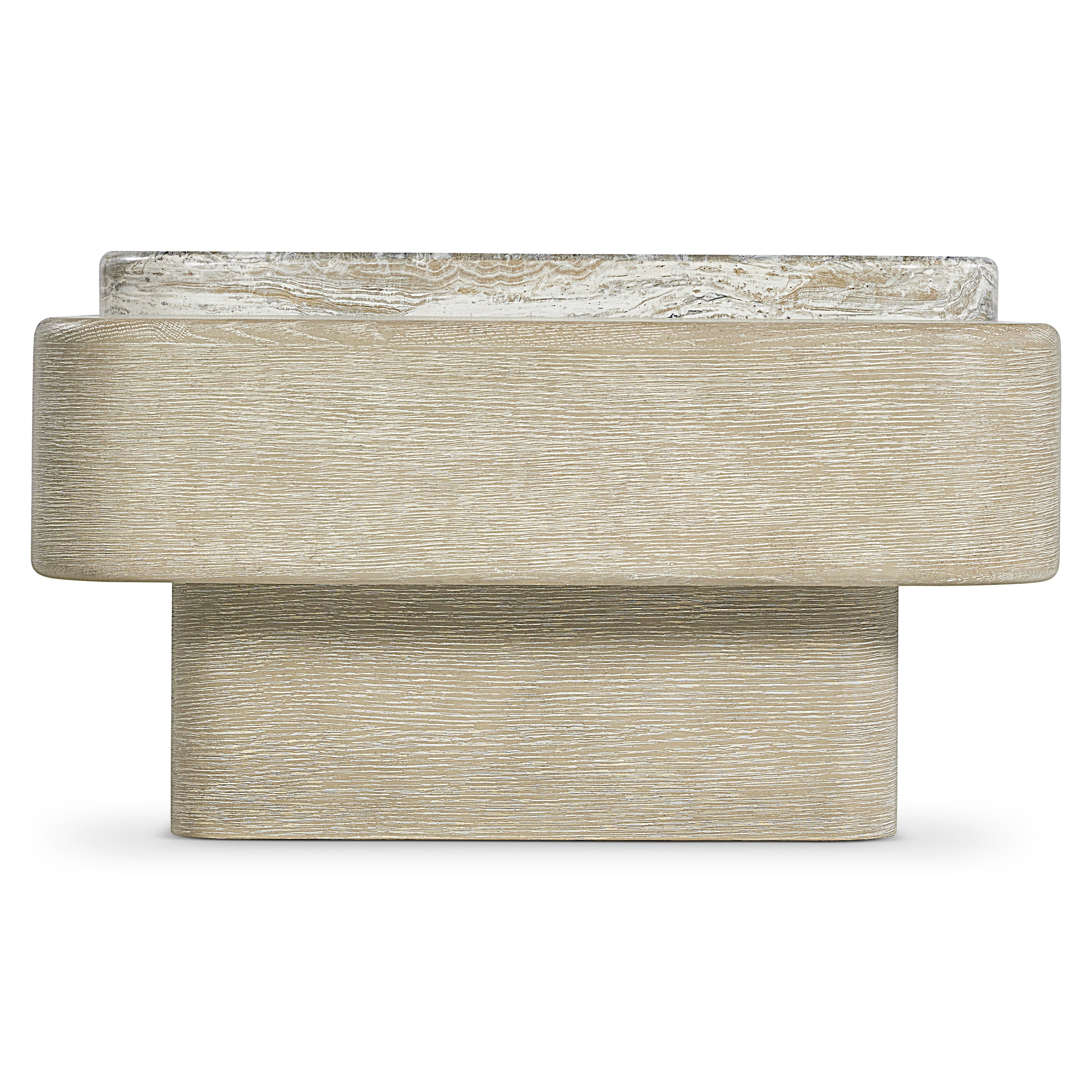 Arcadia Faux Stone Cocktail Table by Bernhardt