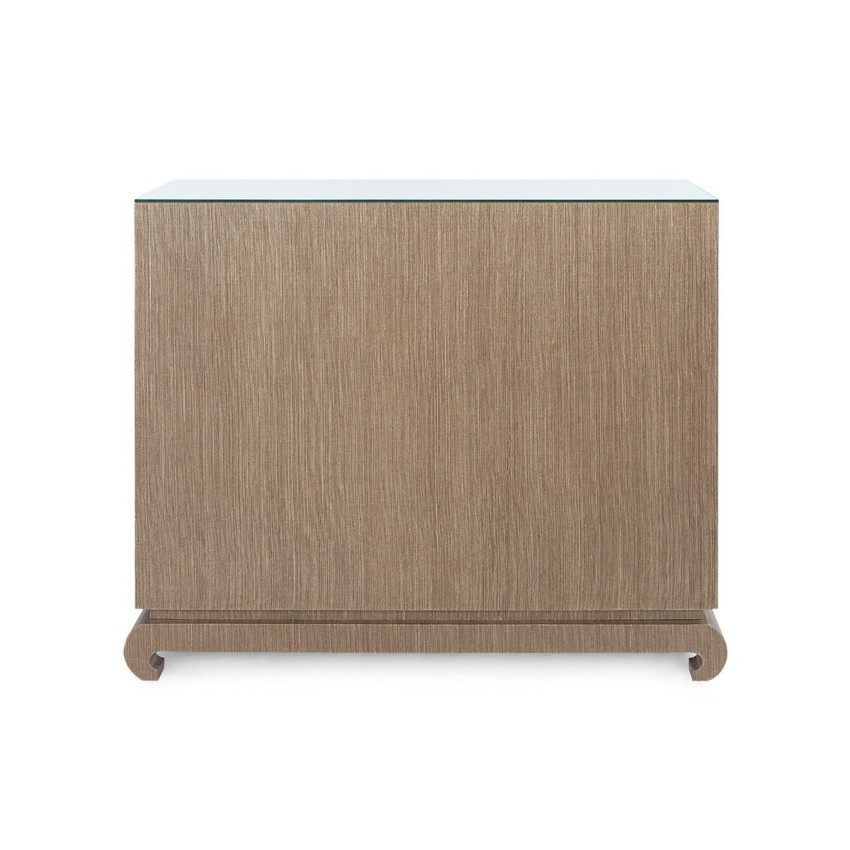 Ming Large 4-Drawer with Glass Top