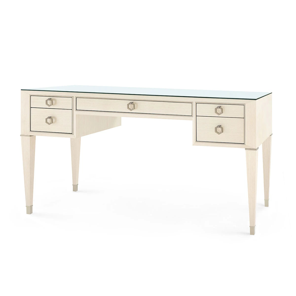 Morris Desk with Glass Top