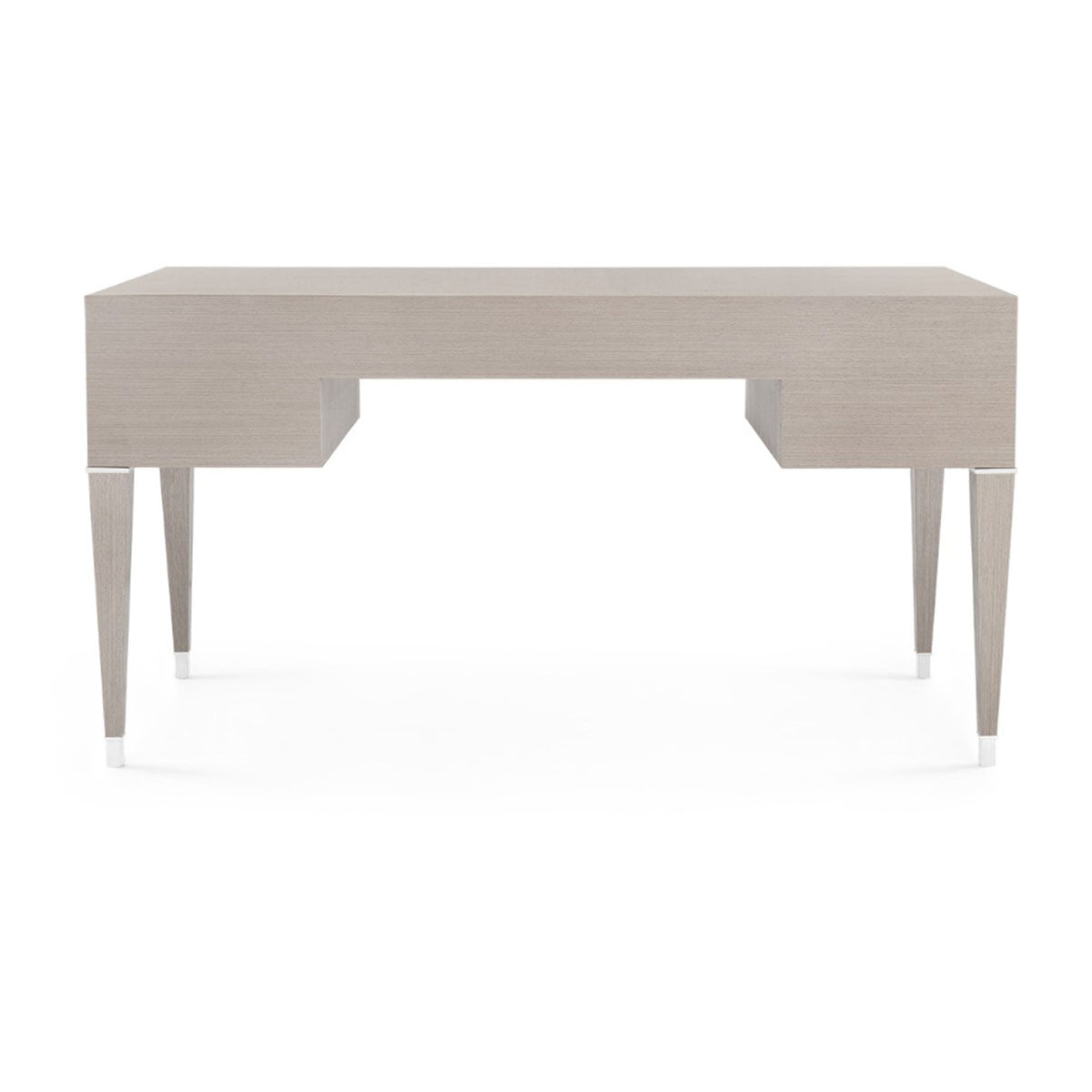 Morris Desk Taupe Gray/Nickel