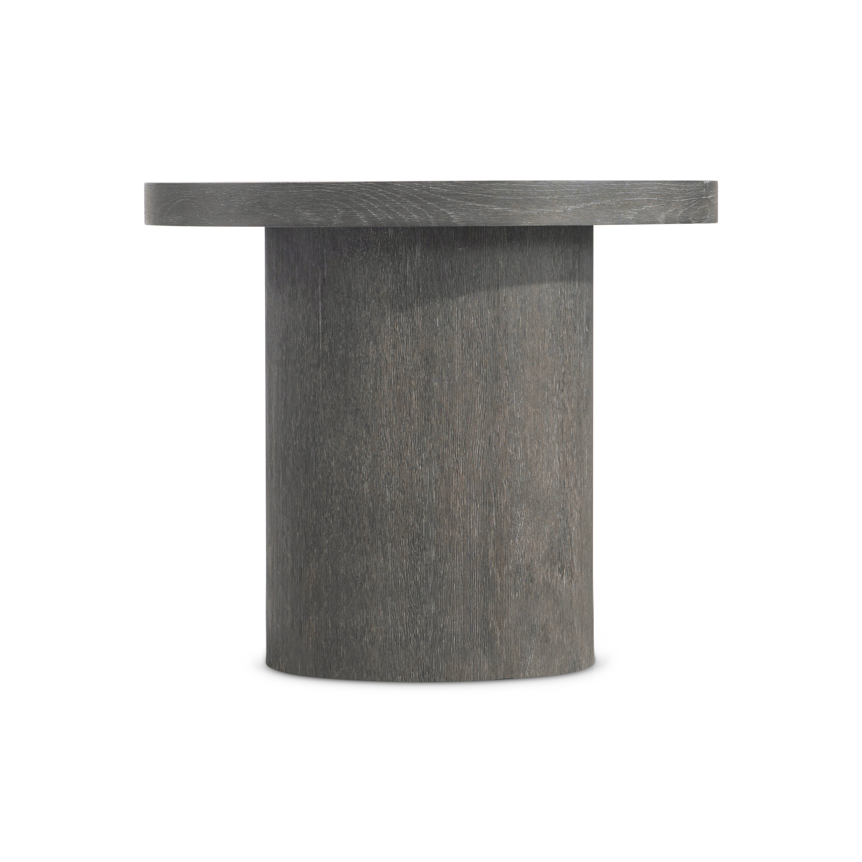 Tribeca Pedestal Side Table by Bernhardt