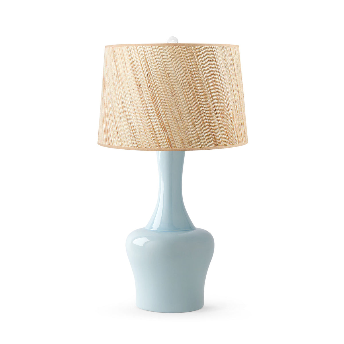 Nadia Lamp with Shade 17-inch Papyrus - with Nickel