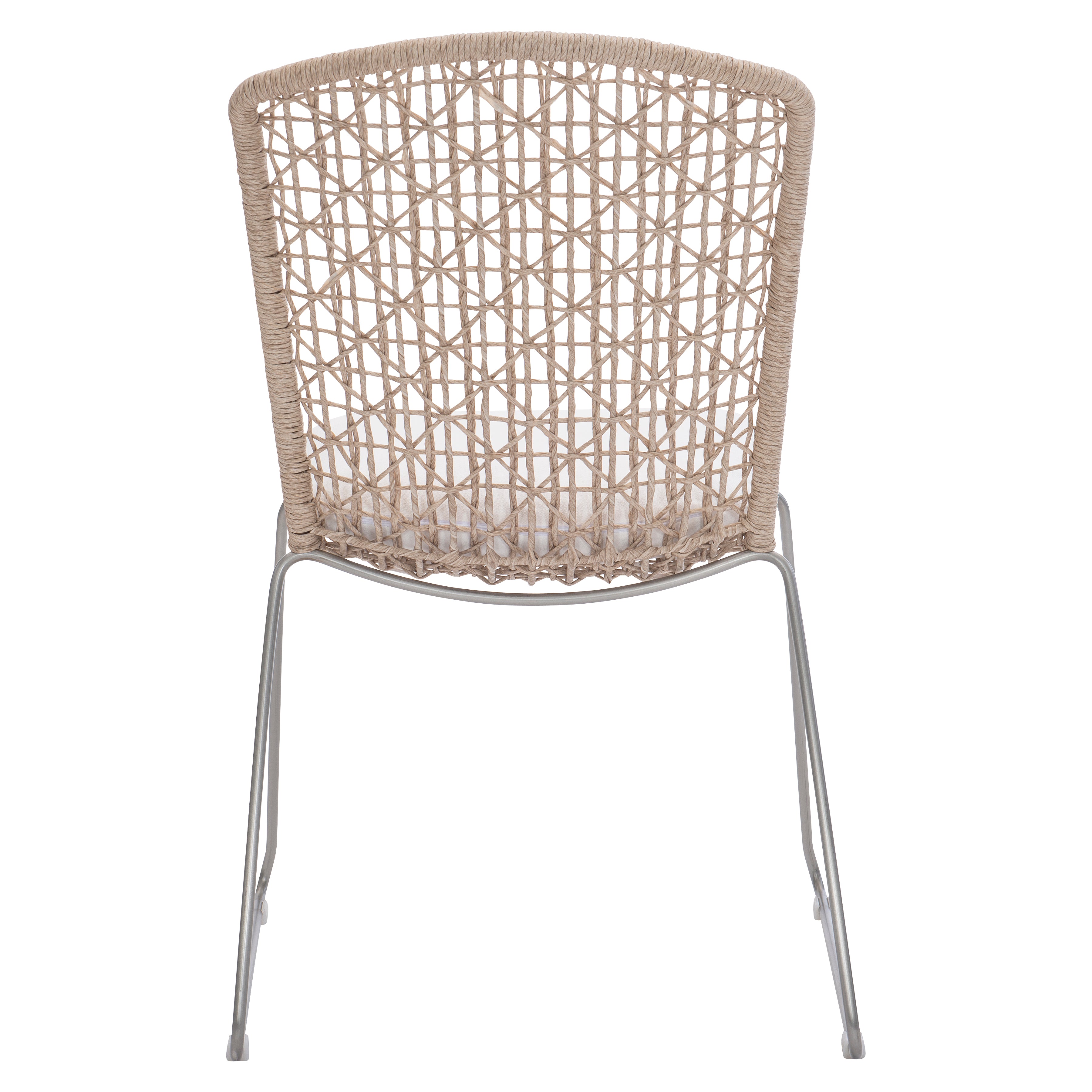 Carmel Outdoor Side Chair with Seat Pad by Bernhardt
