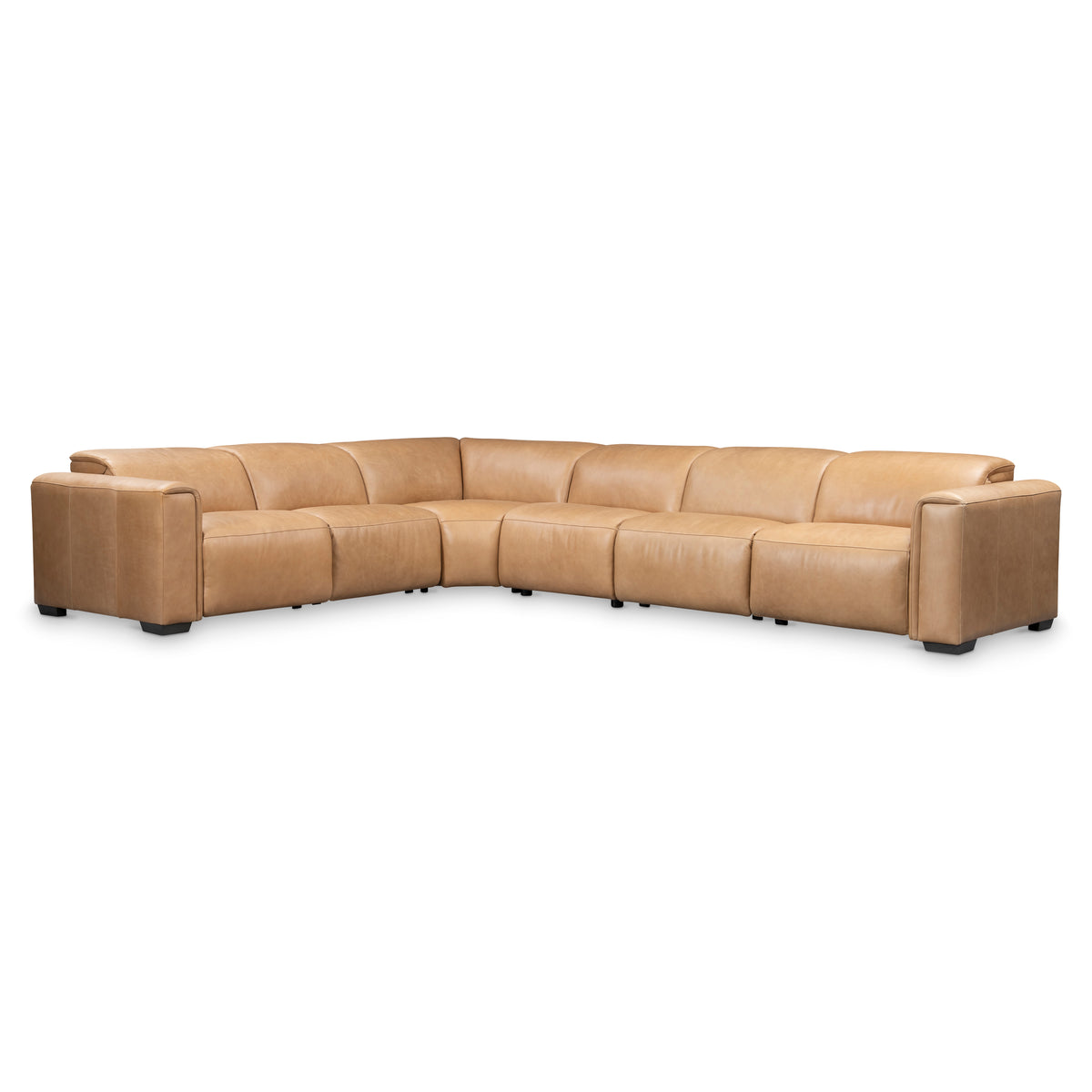 Billings Leather Power Motion Sectional by Bernhardt