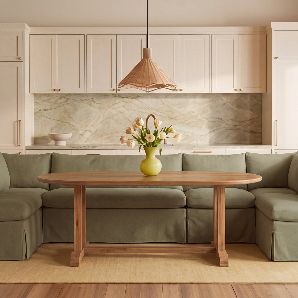 Fable Slipcover Dining Corner Chair