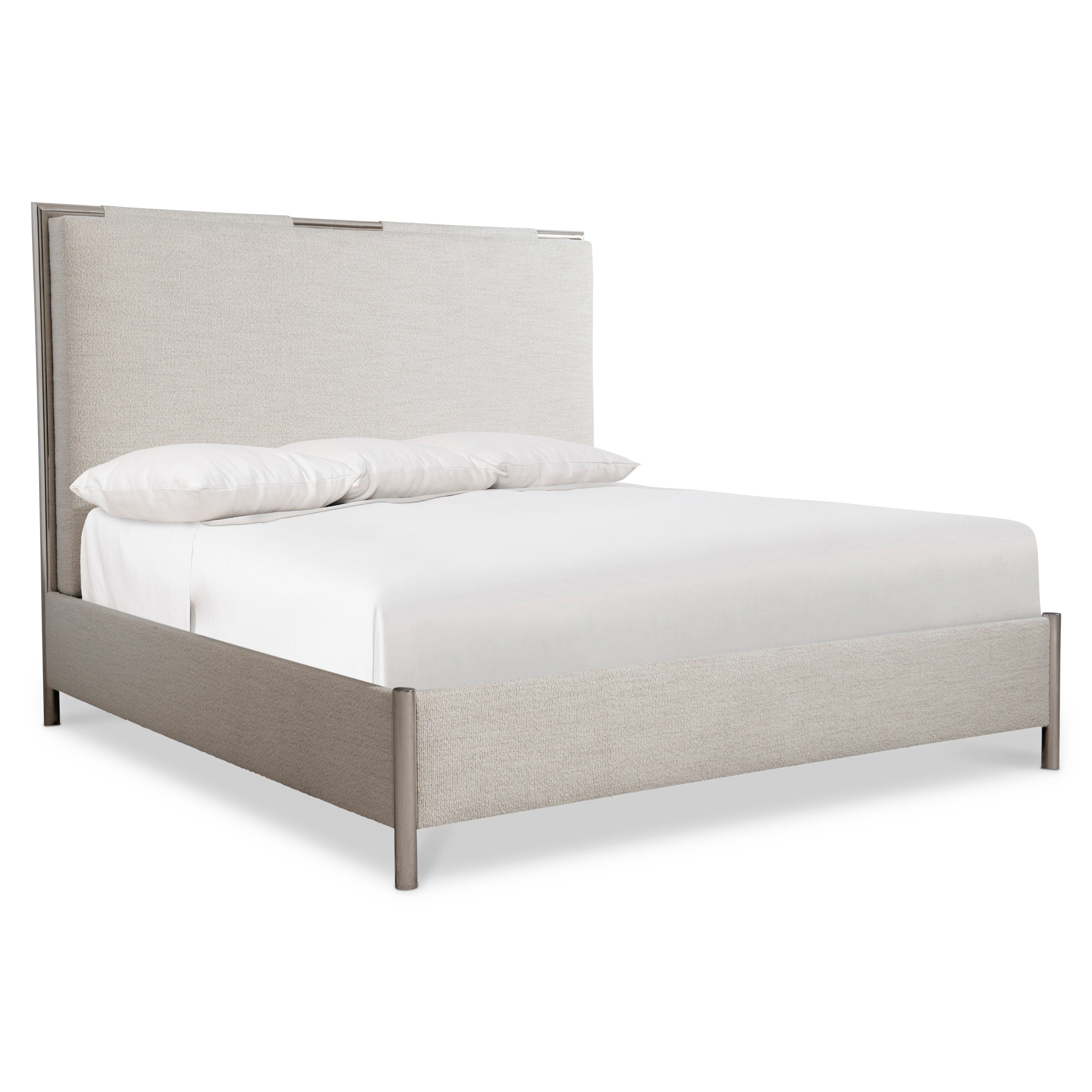 Modulum Upholstered Panel Bed by Bernhardt