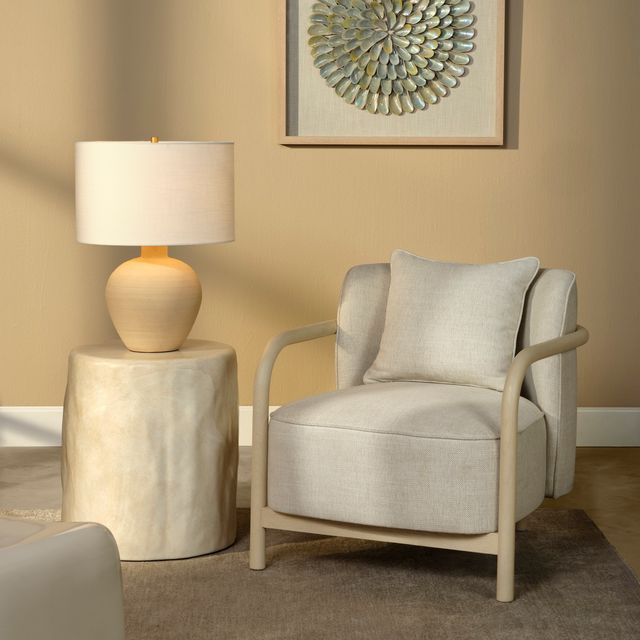 Macaroon Table Lamp - Toasted Cream