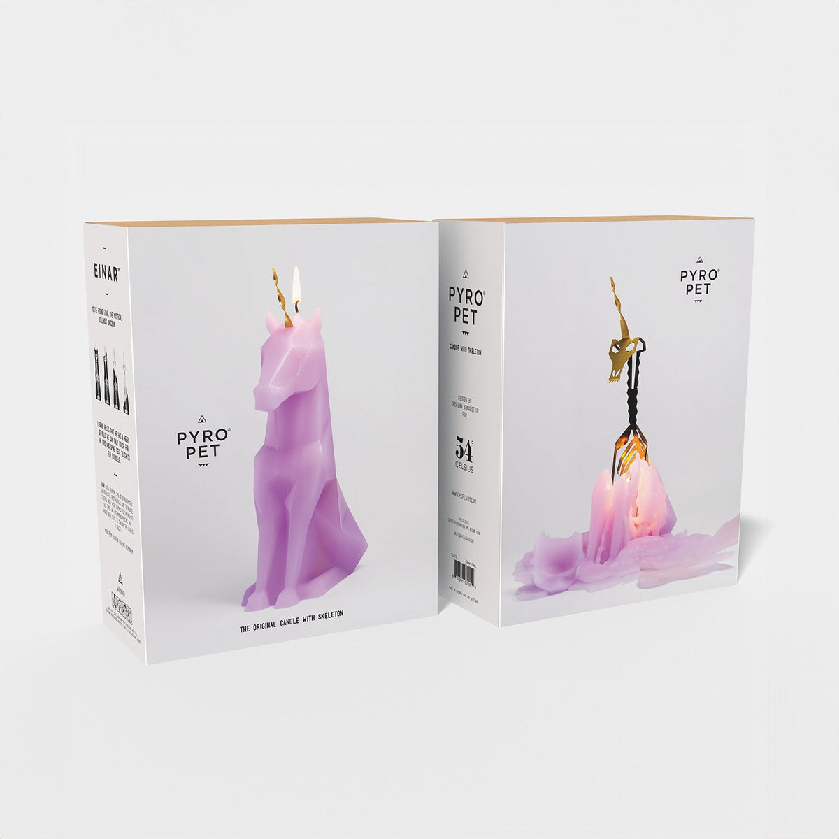 PyroPet Einar Unicorn Candle - Lilac by 54Celsius – PyroPet Einar (Unicorn)