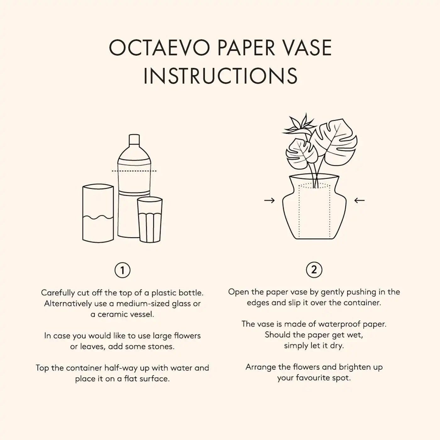 Octaevo Paper Vase Amalfi Red