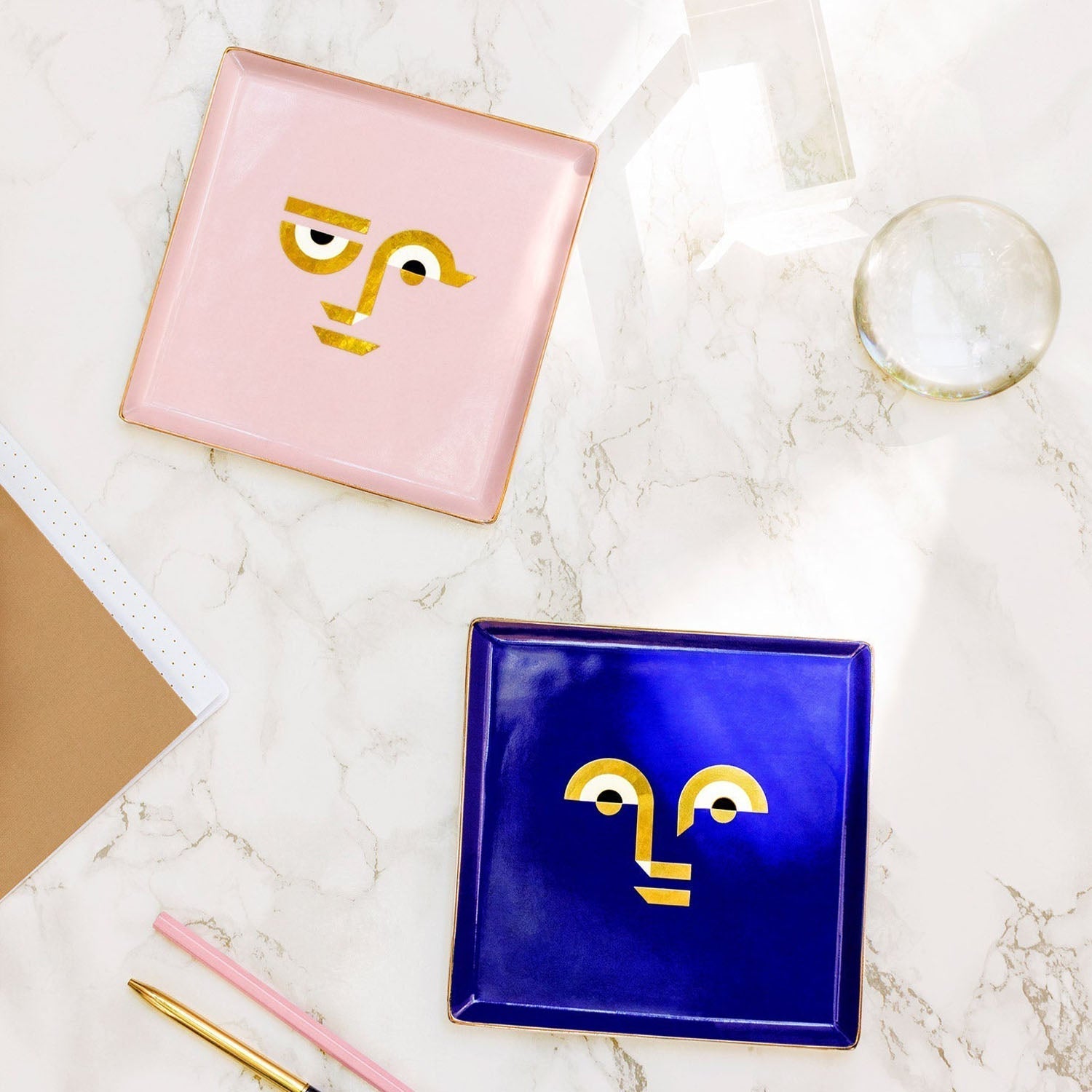 OCTAEVO Apollo Ceramic Tray - Blue