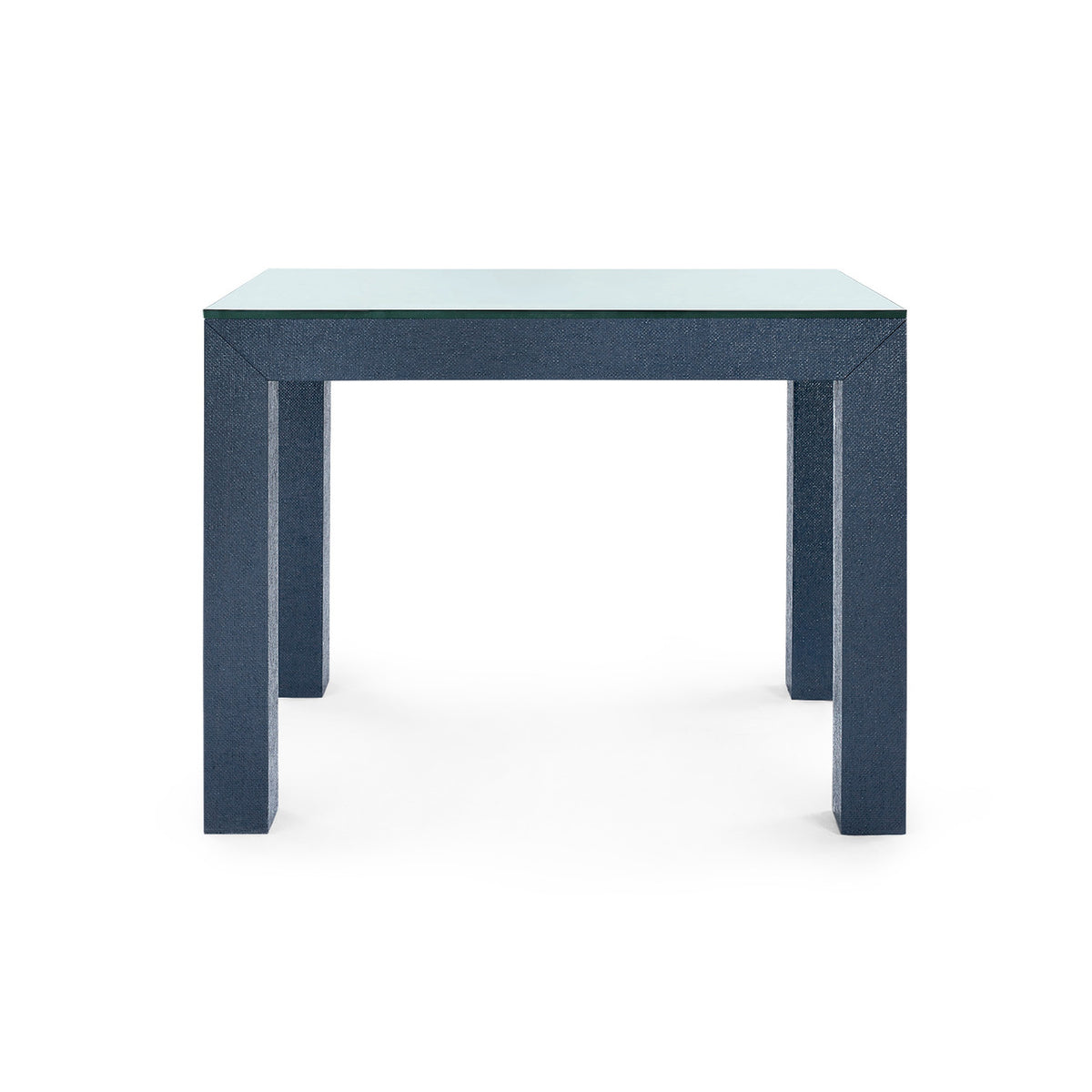 Parsons Side Table with Glass Top