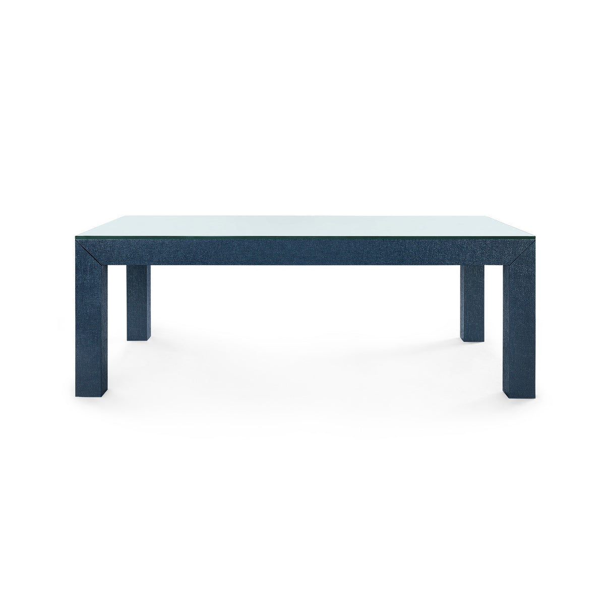 Parsons Coffee Table with Glass Top