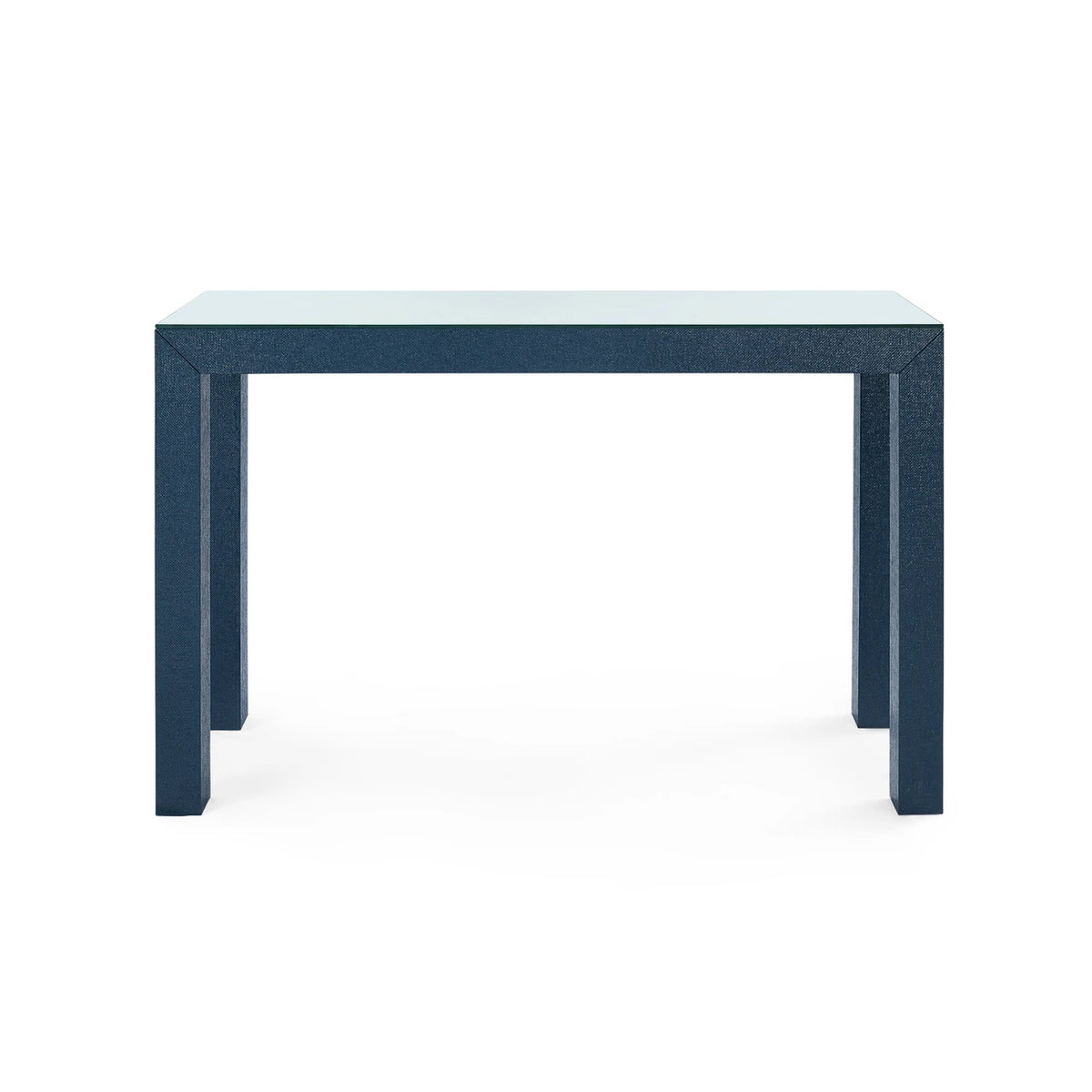 Parsons Console Table with Glass Top