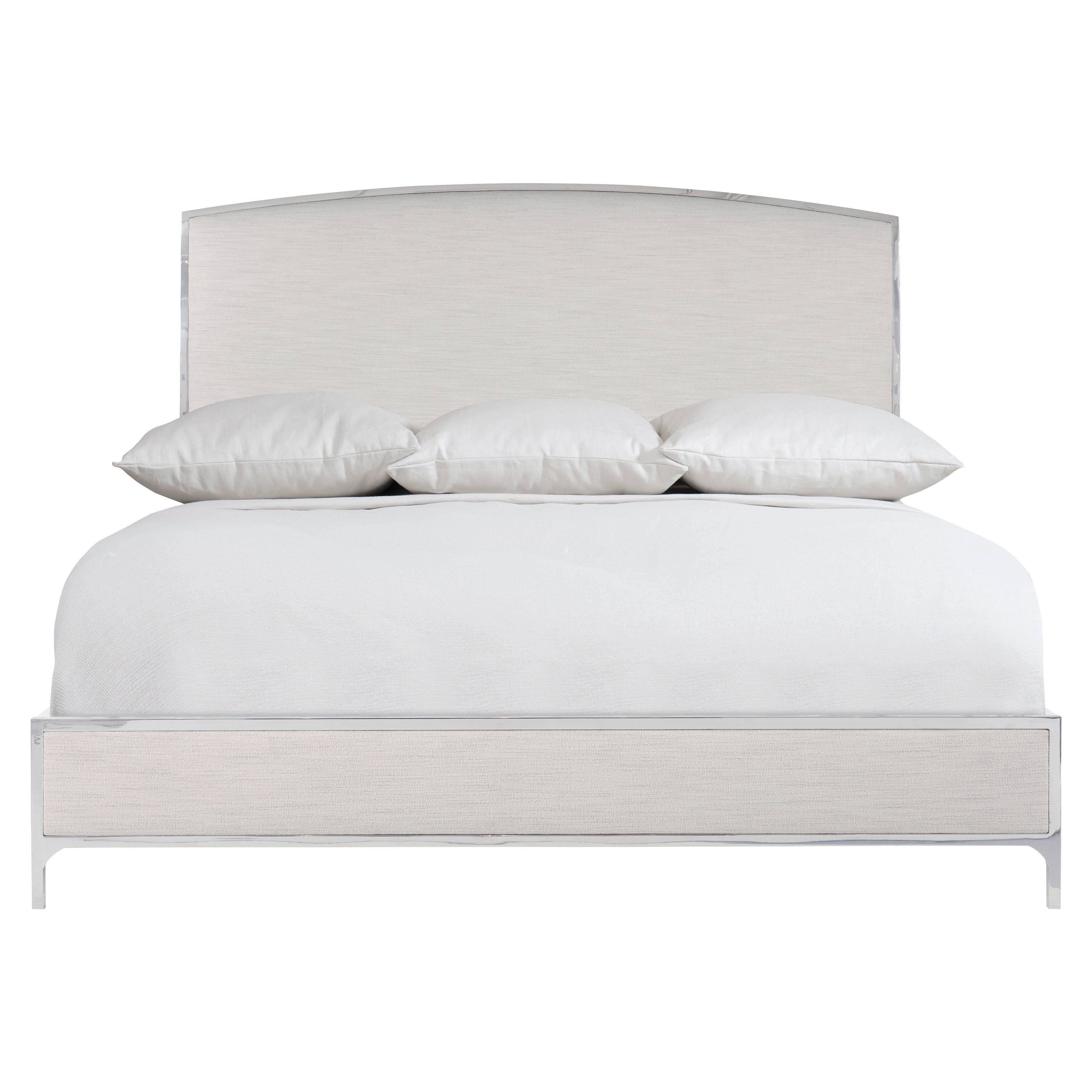 Silhouette Upholstered King Panel Bed by Bernhardt