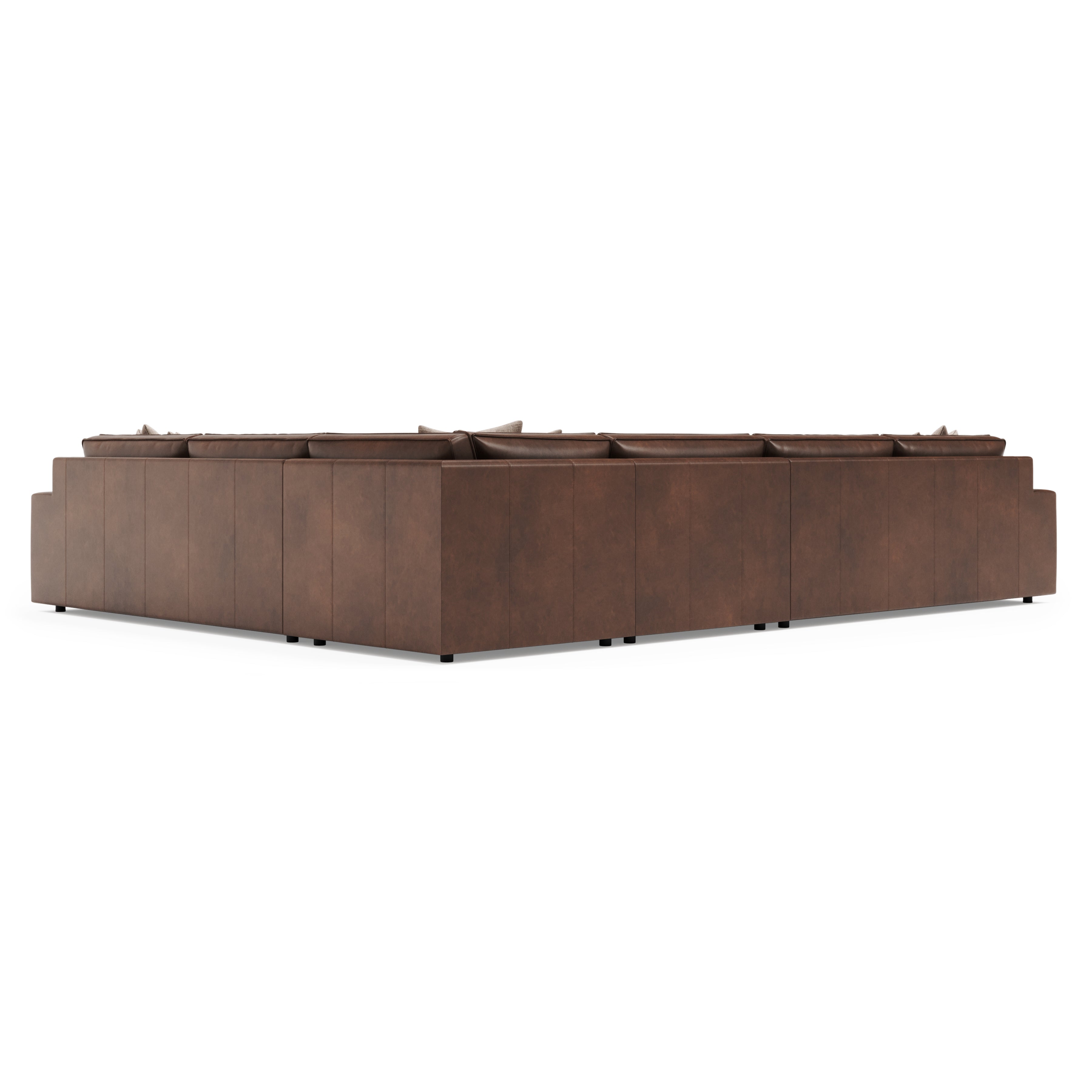 Nest 4-Piece Leather Sectional by Bernhardt