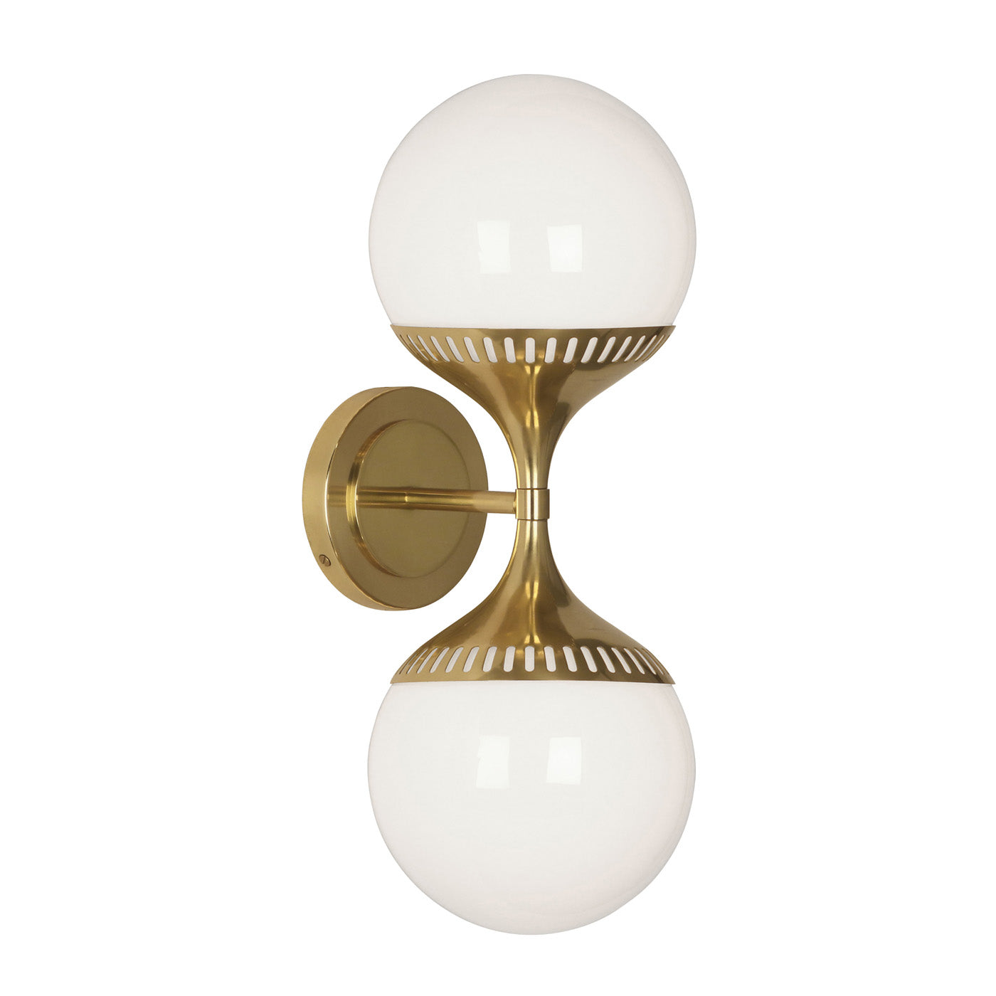 Rio End-on-End Sconce Sconces Jonathan Adler Brass , Black Friday Sale Jonathan Adler Furniture Sale, Old Bones Co, Mid Century Furniture Sale, Four Hands Furniture, Black Friday Sale Rio End-on-End Sconce,Gus Sale, Perigold Rio End-on-End Sconce Sconces Black Friday Sale , Perigold Sale Rio End-on-End Sconce,Rio End-on-End Sconce Lulu and Georgia, Burke Decor Sale Rio End-on-End Sconce, www.oldbonesco.com